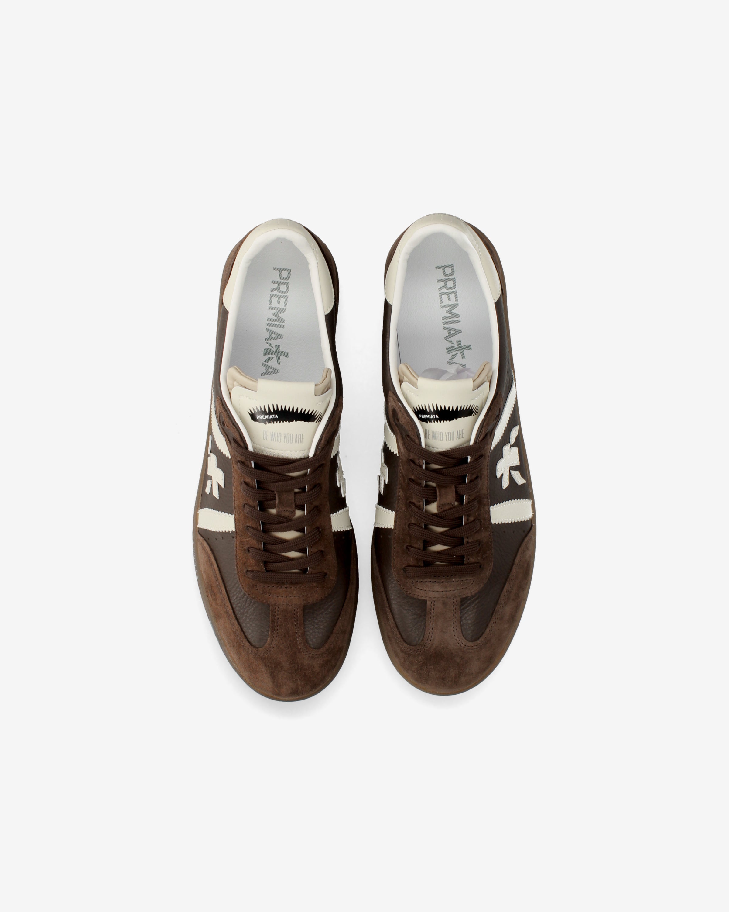 Premiata Bonnie 8590 baskets homme marron cuir
