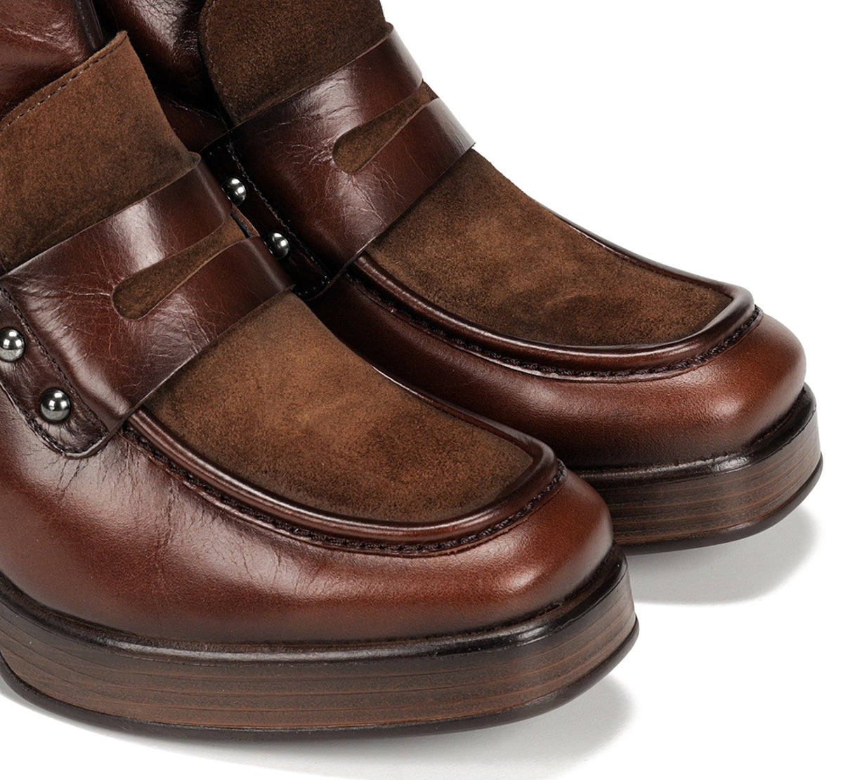 Dorking by Fluchos Cristel D9158 bottines femme marron plateforme