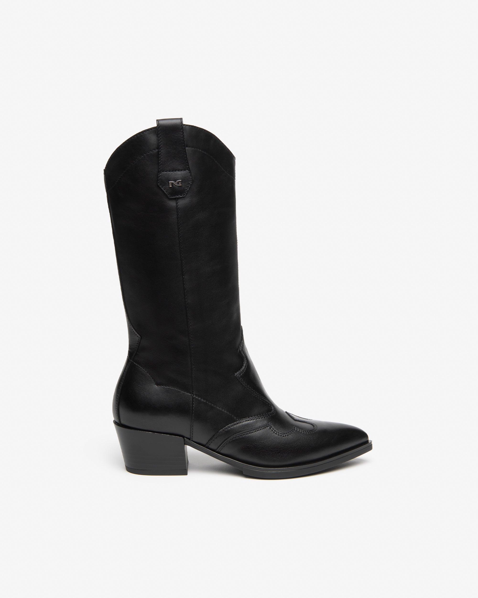 Nero Giardini Boots bottes cuir western femme