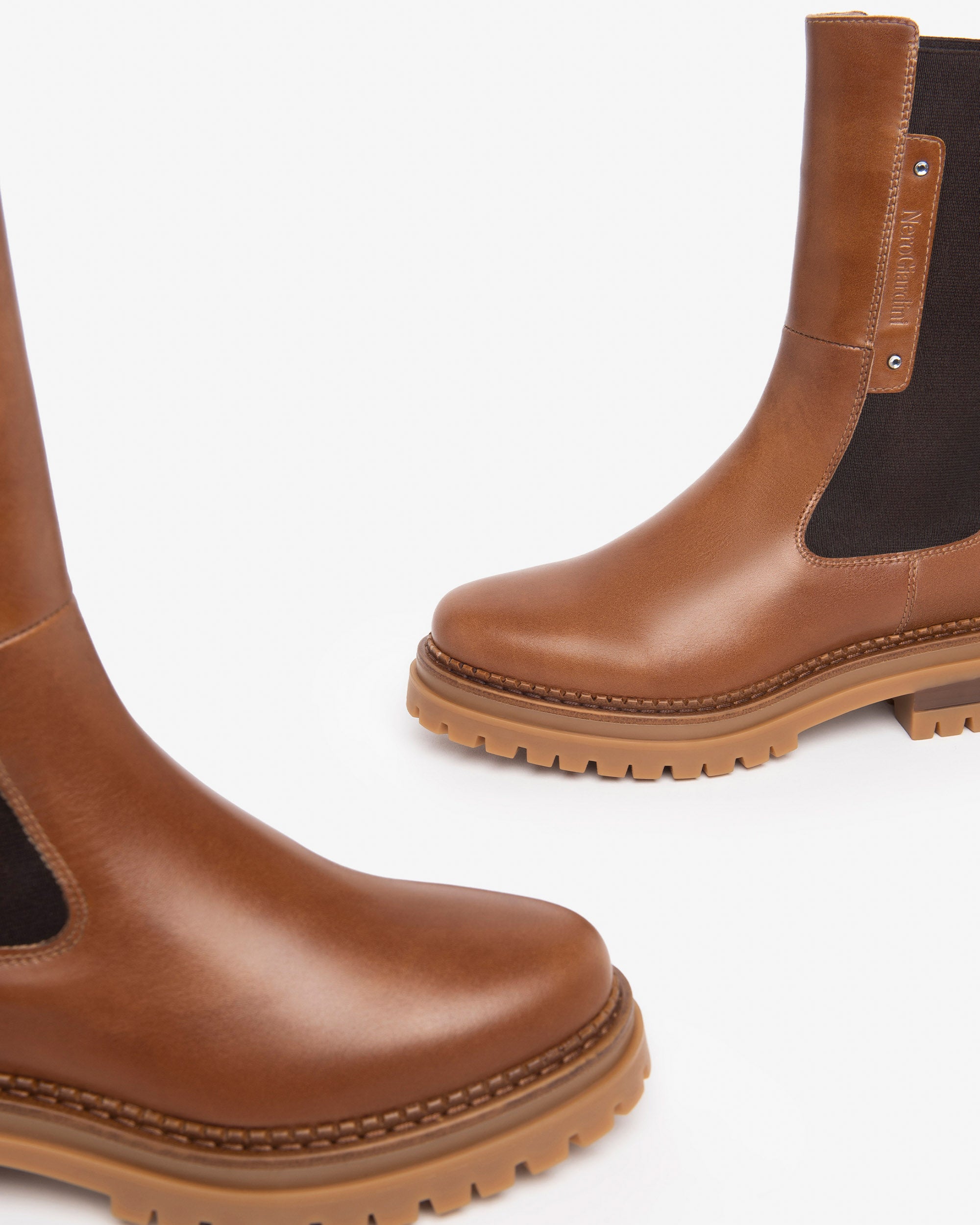 Nero Giardini Chelsea Boots bottines cuir femme hiver pointure 38
