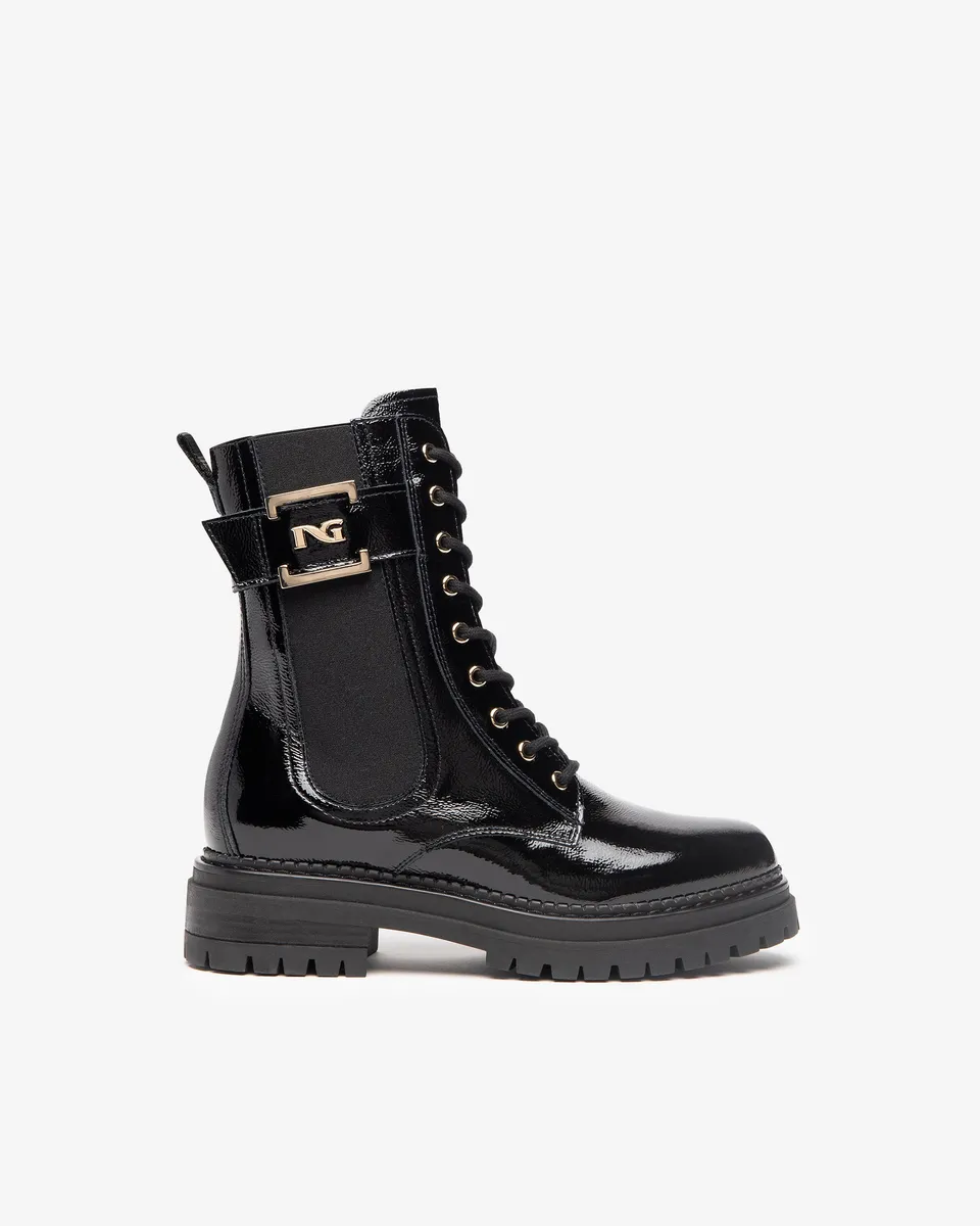 Nero Giardini Combat Boots boots vernies femme 38 hiver