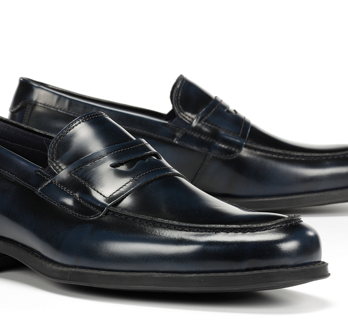 Fluchos Arthur F1933 mocassins bleu homme