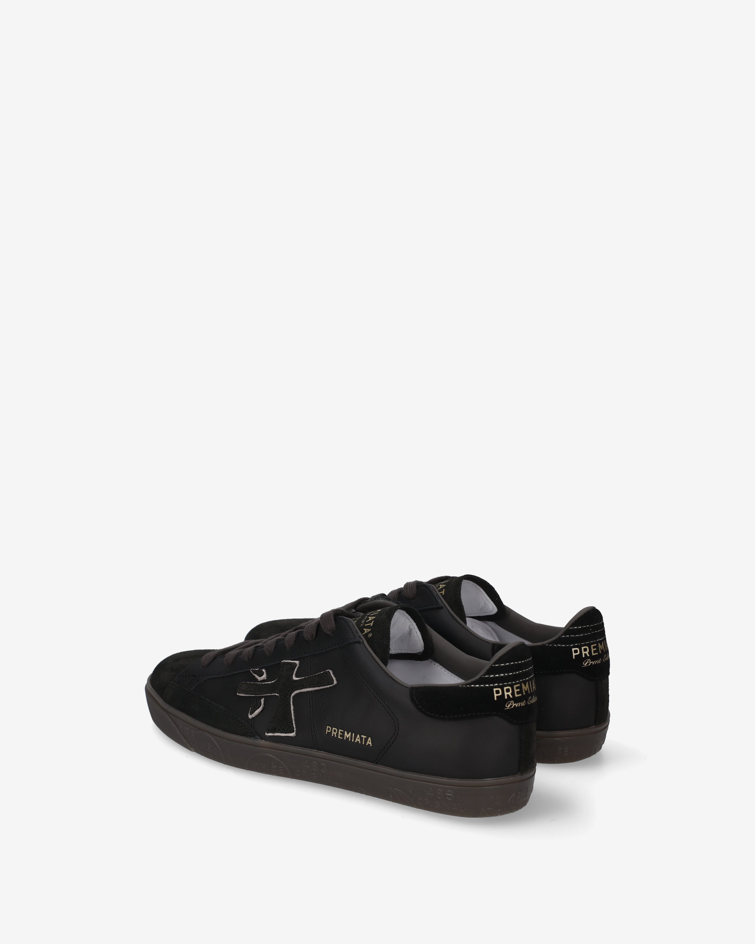 Premiata Steven 8484 sneakers homme cuir noir