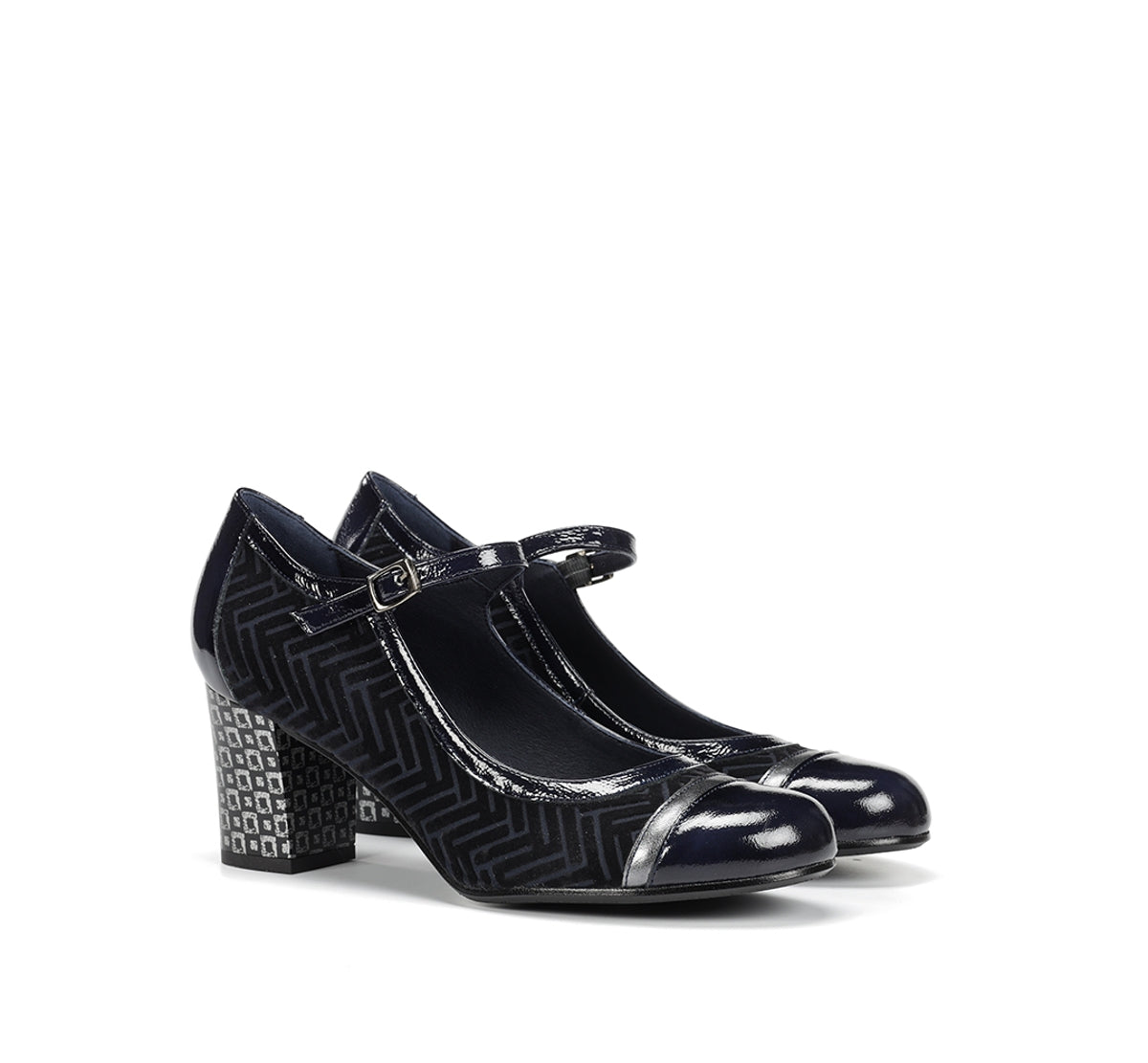Fluchos Dorking Rodin D8669 bottine femme bleu cuir