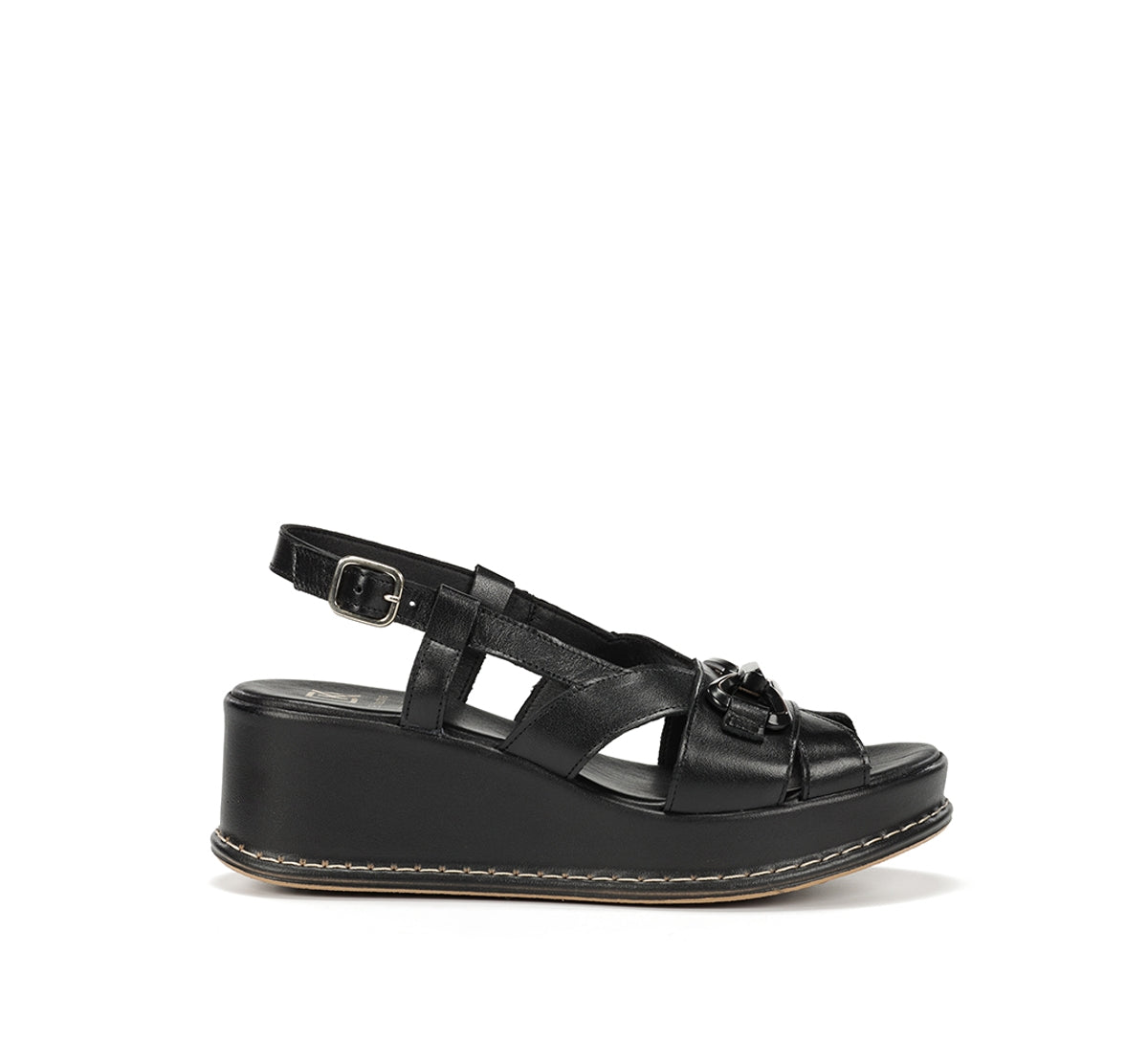 Dorking Windy D9651 sandales femme noires plateforme
