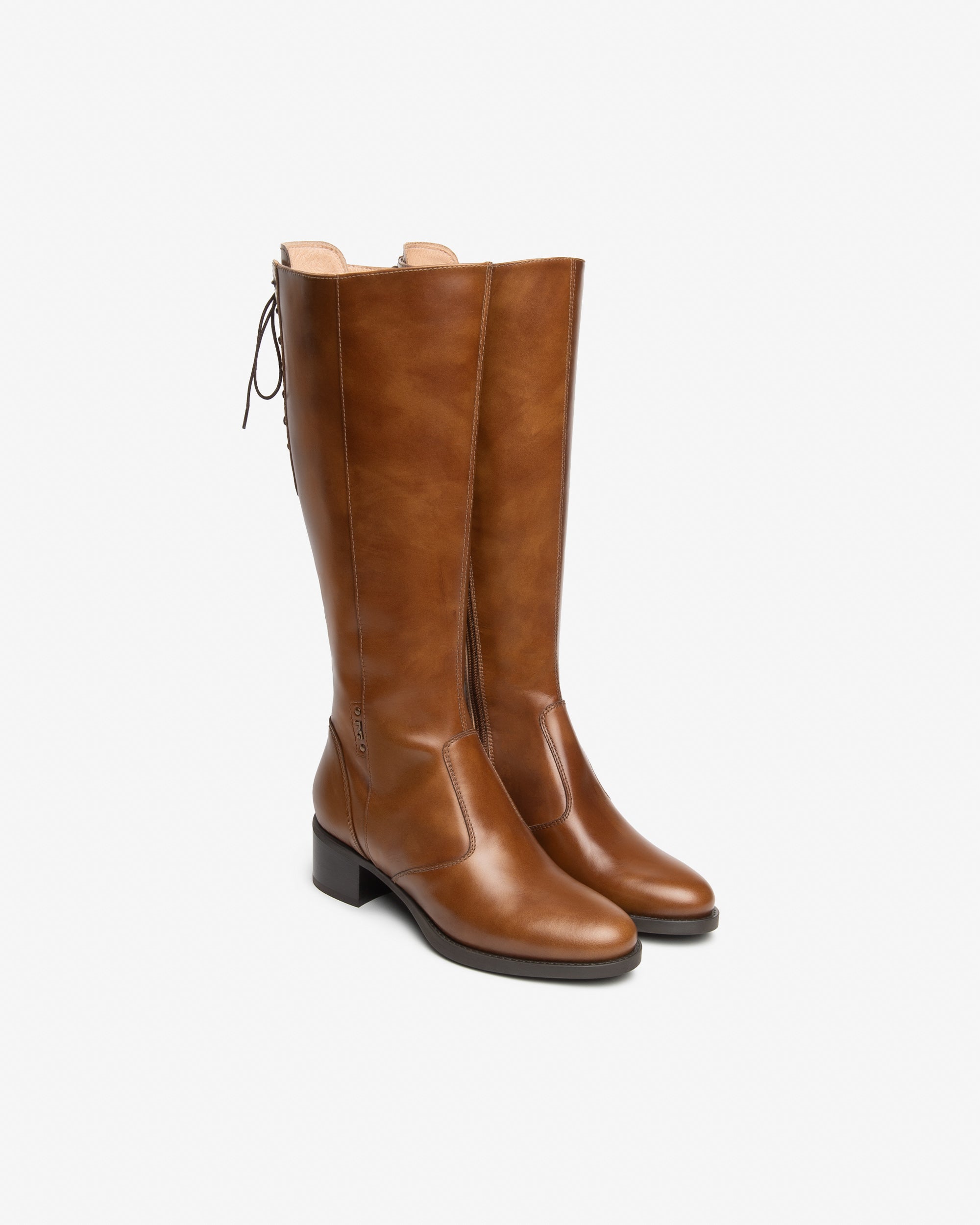 Nero Giardini Boots bottes cuir femme talon 4 cm pointure 38