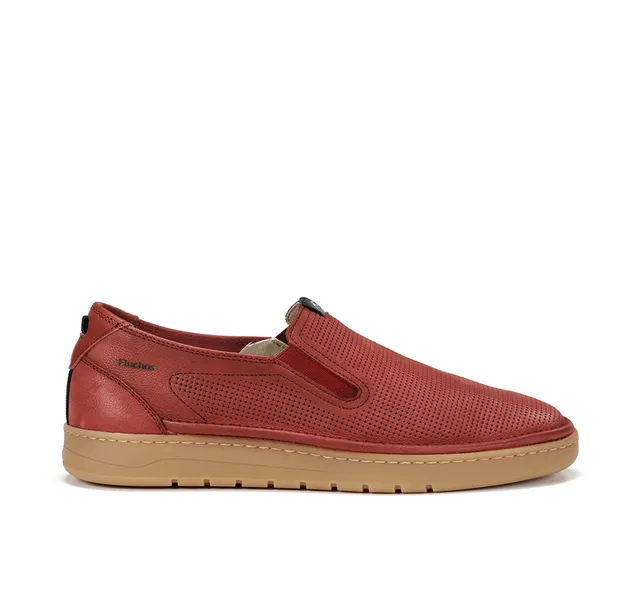 Fluchos Leo F1946 slip on rouge homme leger
