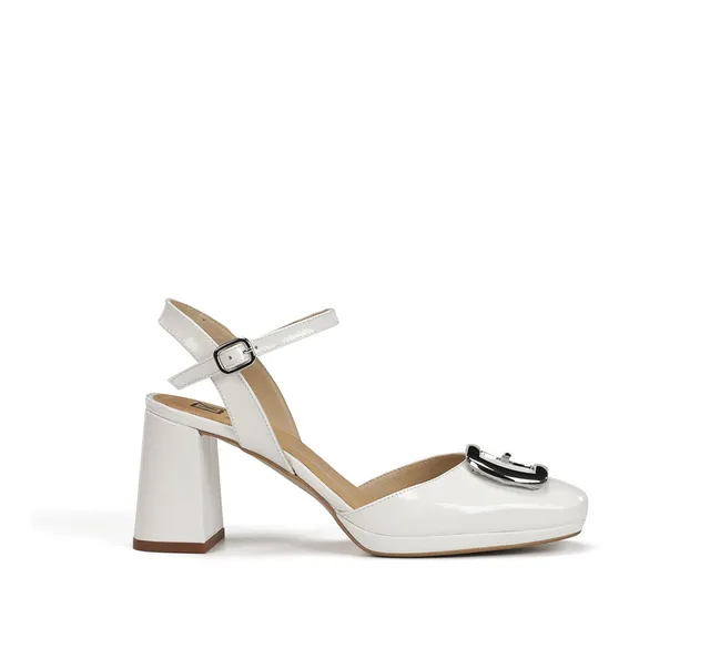 Dorking by Fluchos Karla D9264 sandale blanche à talon