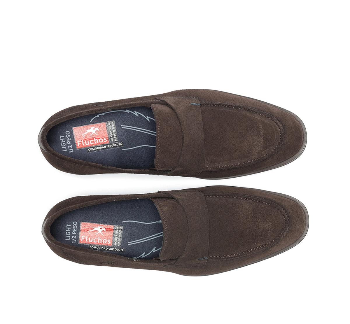 Fluchos Asgard F1890 mocassins homme marron cuir