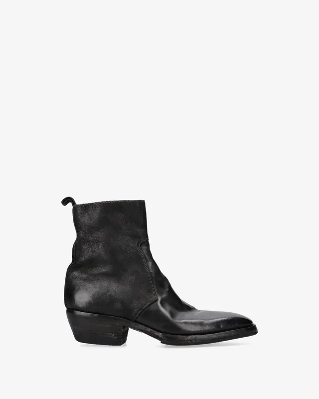 Premiata Boots bottines cordovan noir homme cuir