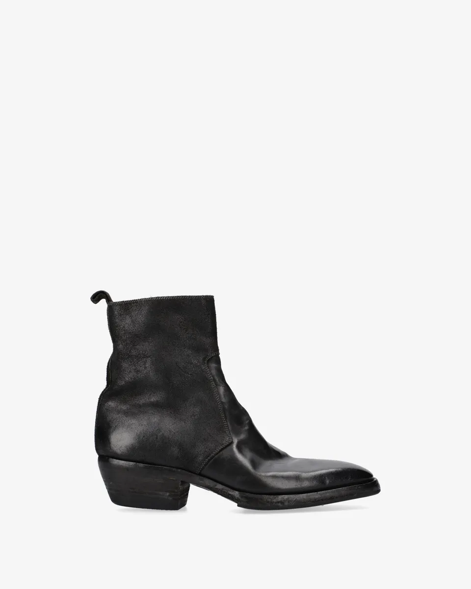 Premiata Boots bottines cordovan noir homme cuir