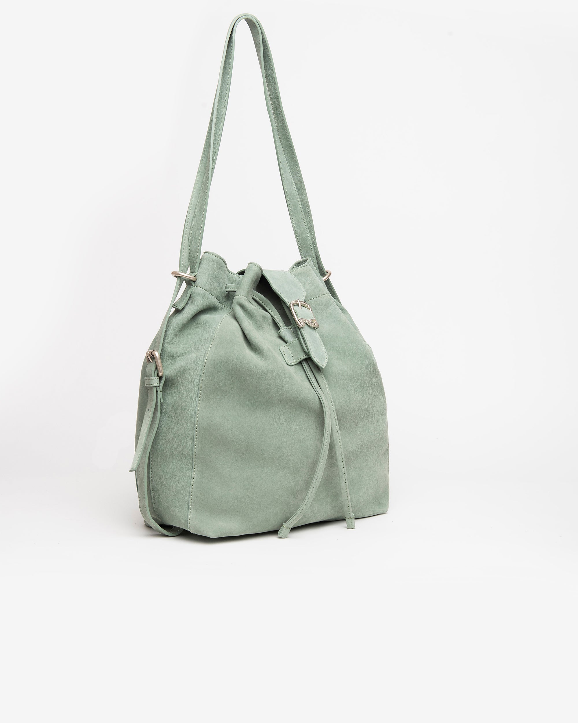 Nero Giardini Bags sac seau daim femme boucle