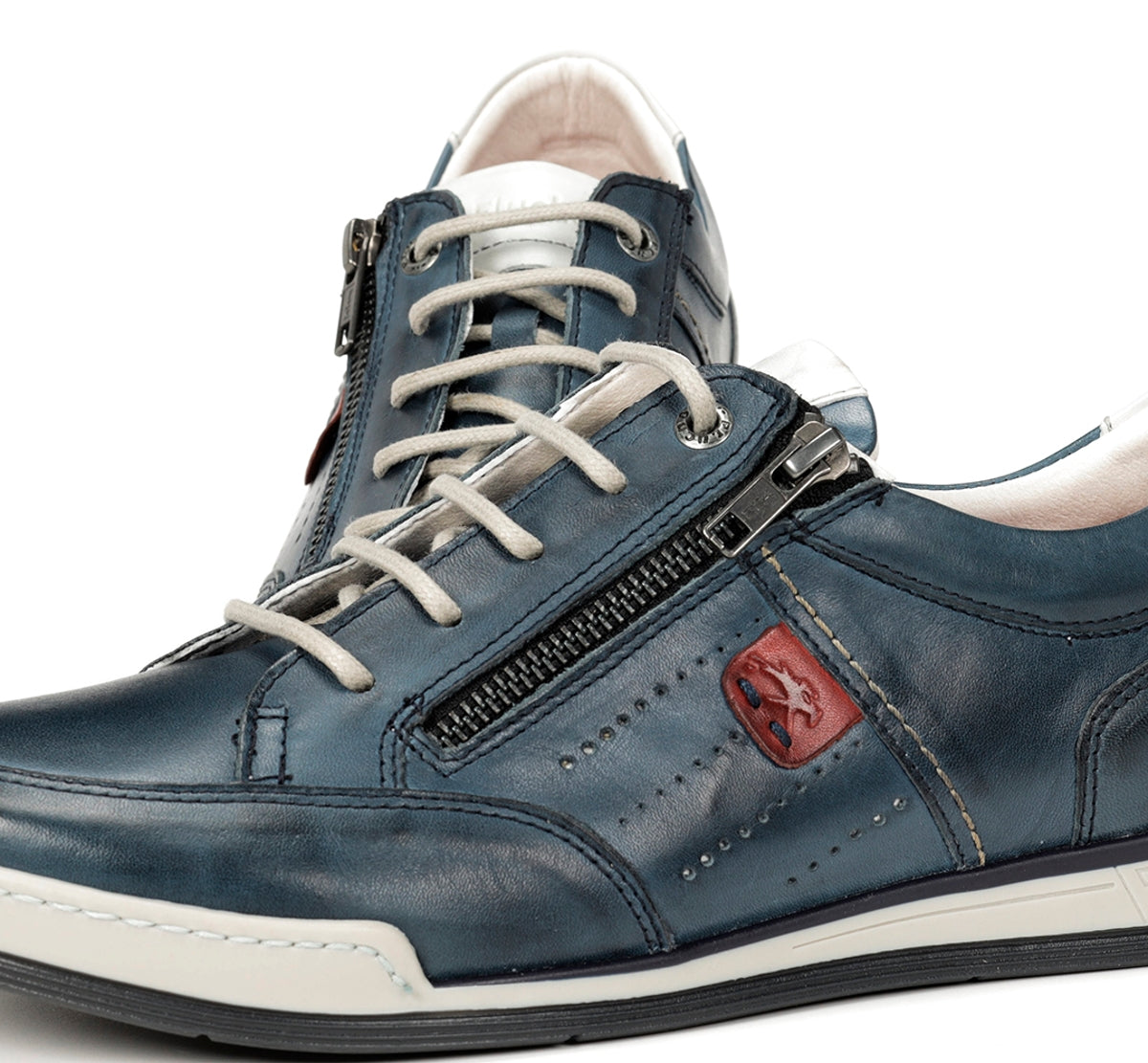 Fluchos Etna F0148 chaussure homme bleue cuir