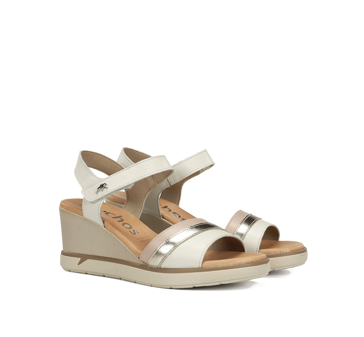 Fluchos Smash F2390 sandale compensee blanche femme