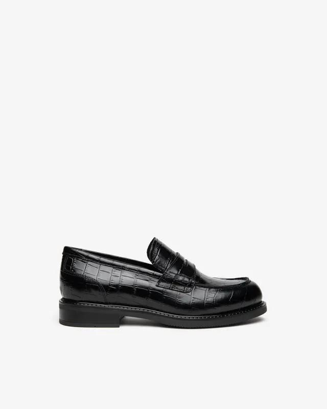 Nero Giardini Loafers mocassins cuir croco 38