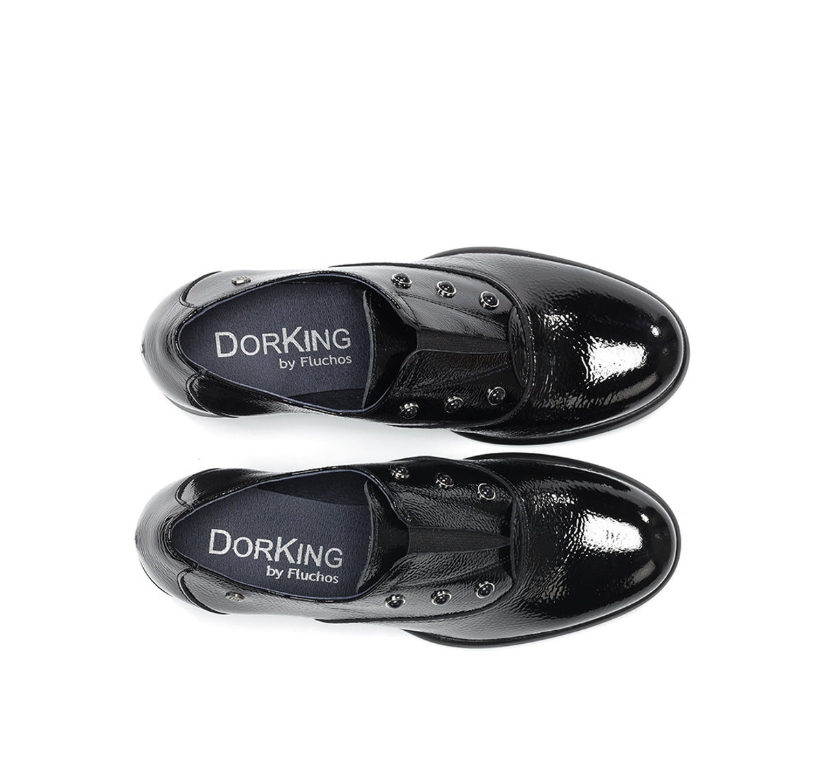Dorking by Fluchos Macy D9376 chaussures noir femme