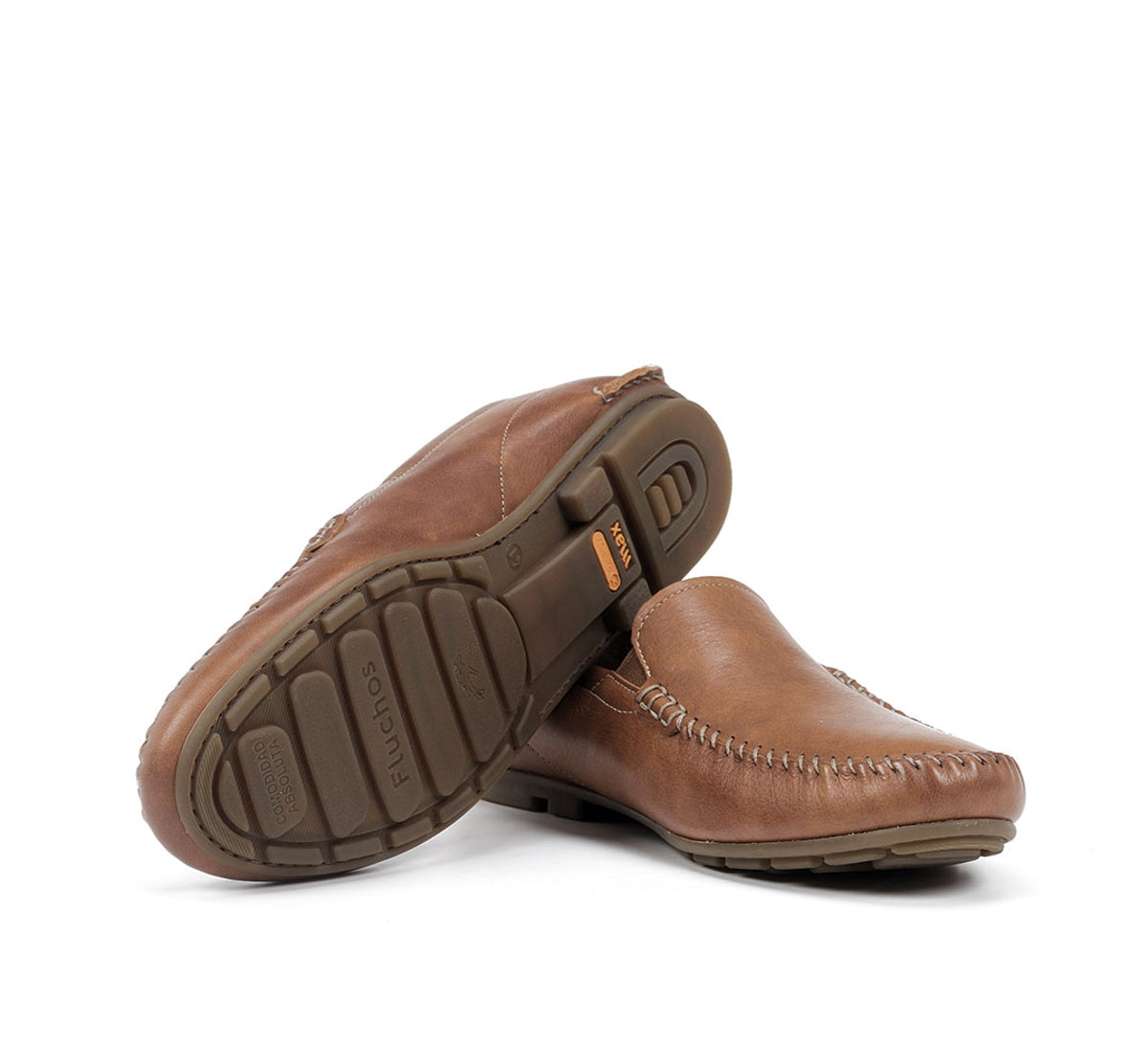 Fluchos Dorian F1173 mocassin marron homme cuir