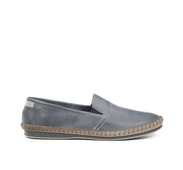 Fluchos Bahamas 8264 mocassin bleu homme sans lacets