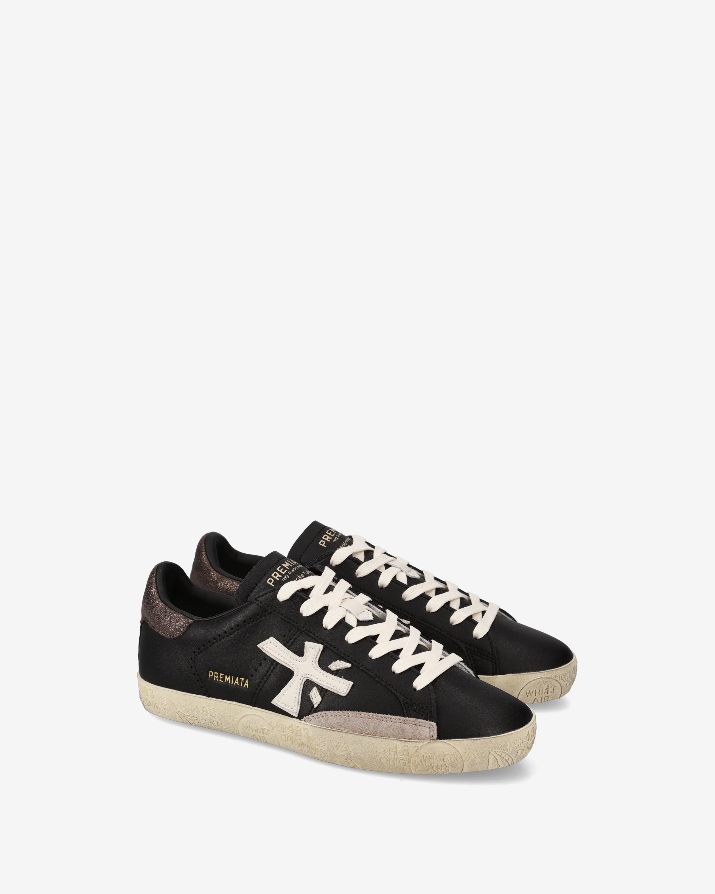 Premiata Stevend 7603 sneakers femme cuir noir
