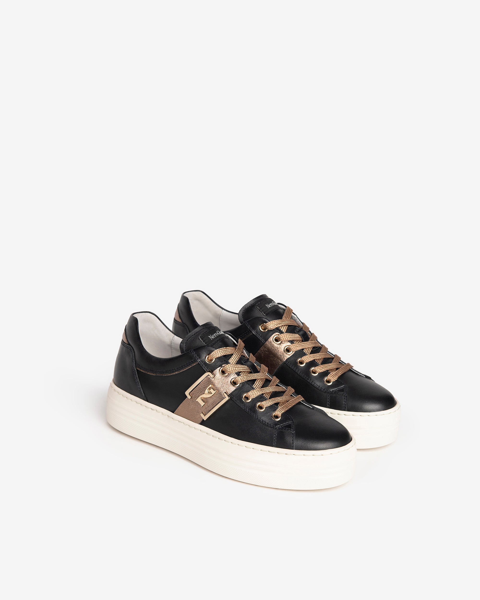 Nero Giardini Sneakers basket cuir femme 35-41