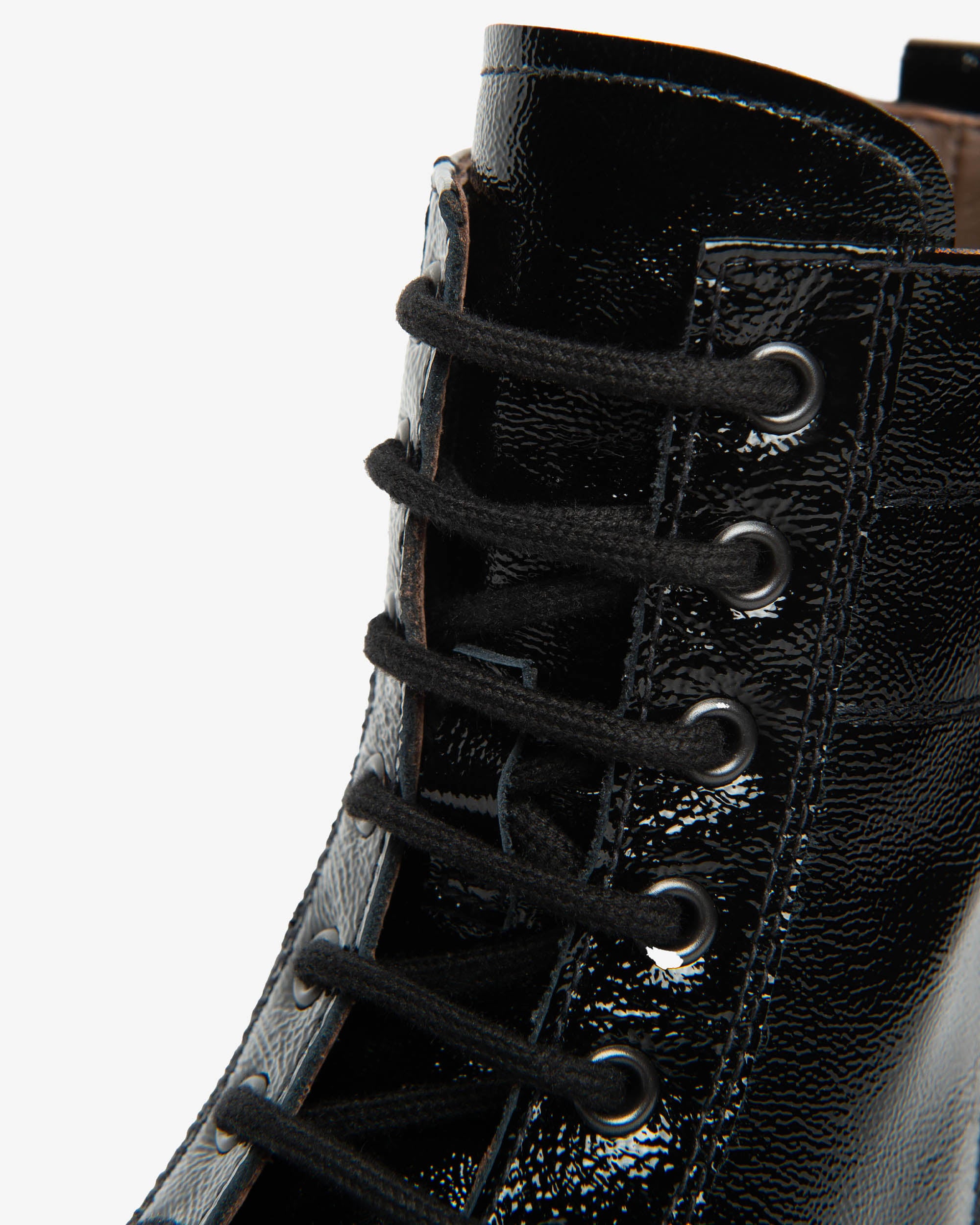 Nero Giardini Combat Boots bottines vernis femme hiver