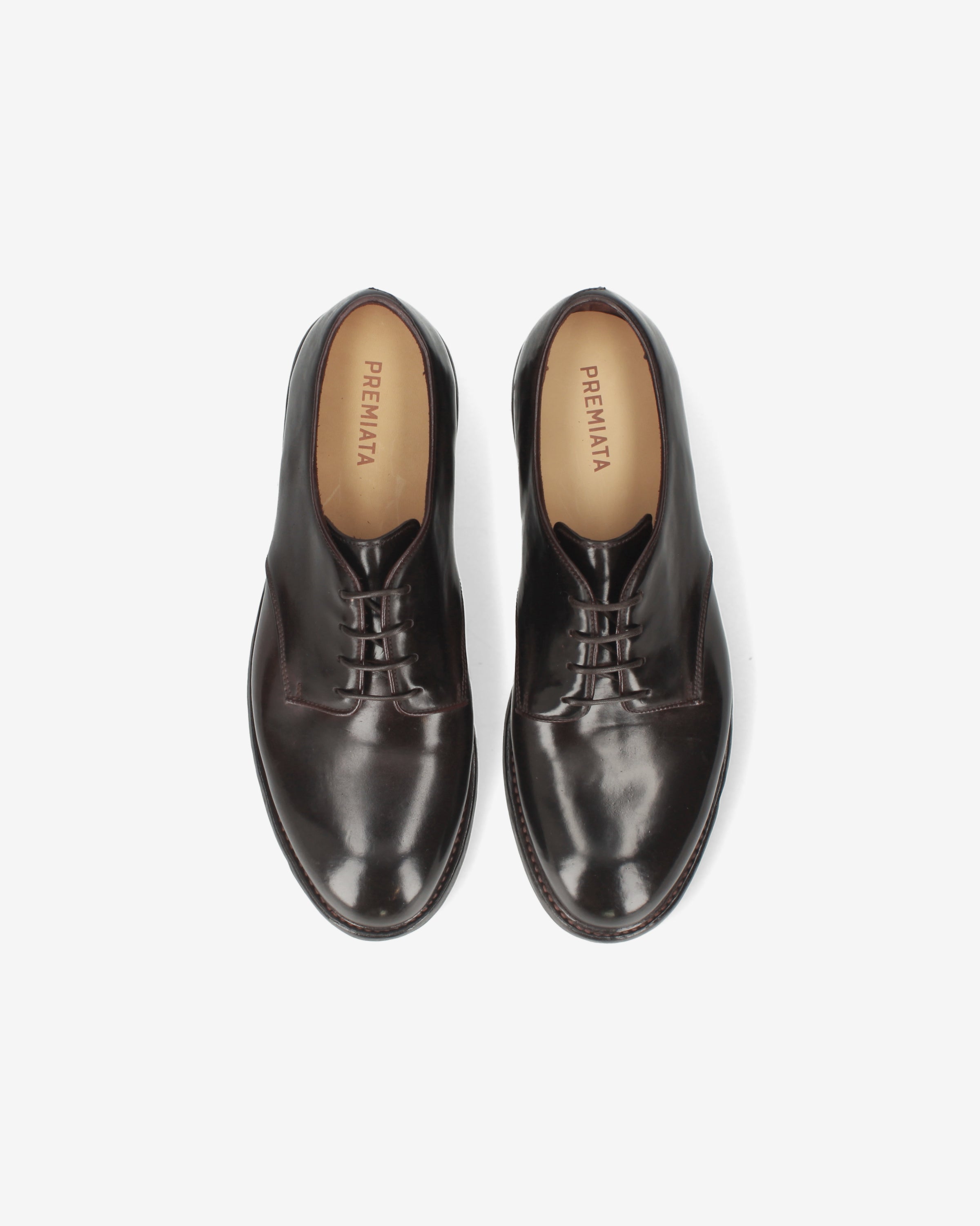Premiata Derby cordovan chaussures ville homme pointure 9 cuir