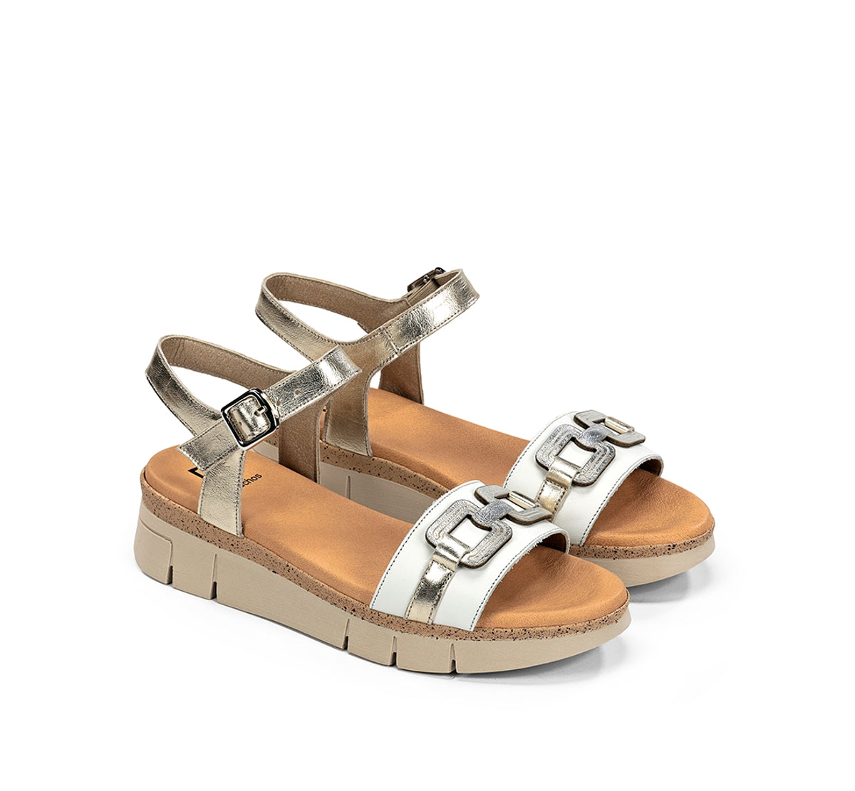 Dorking Klau D9484 sandale femme argent légère