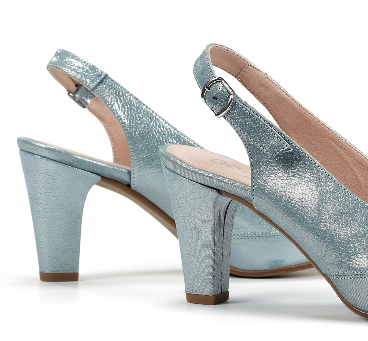 Dorking Blesa D5833 escarpins femme bleu cuir