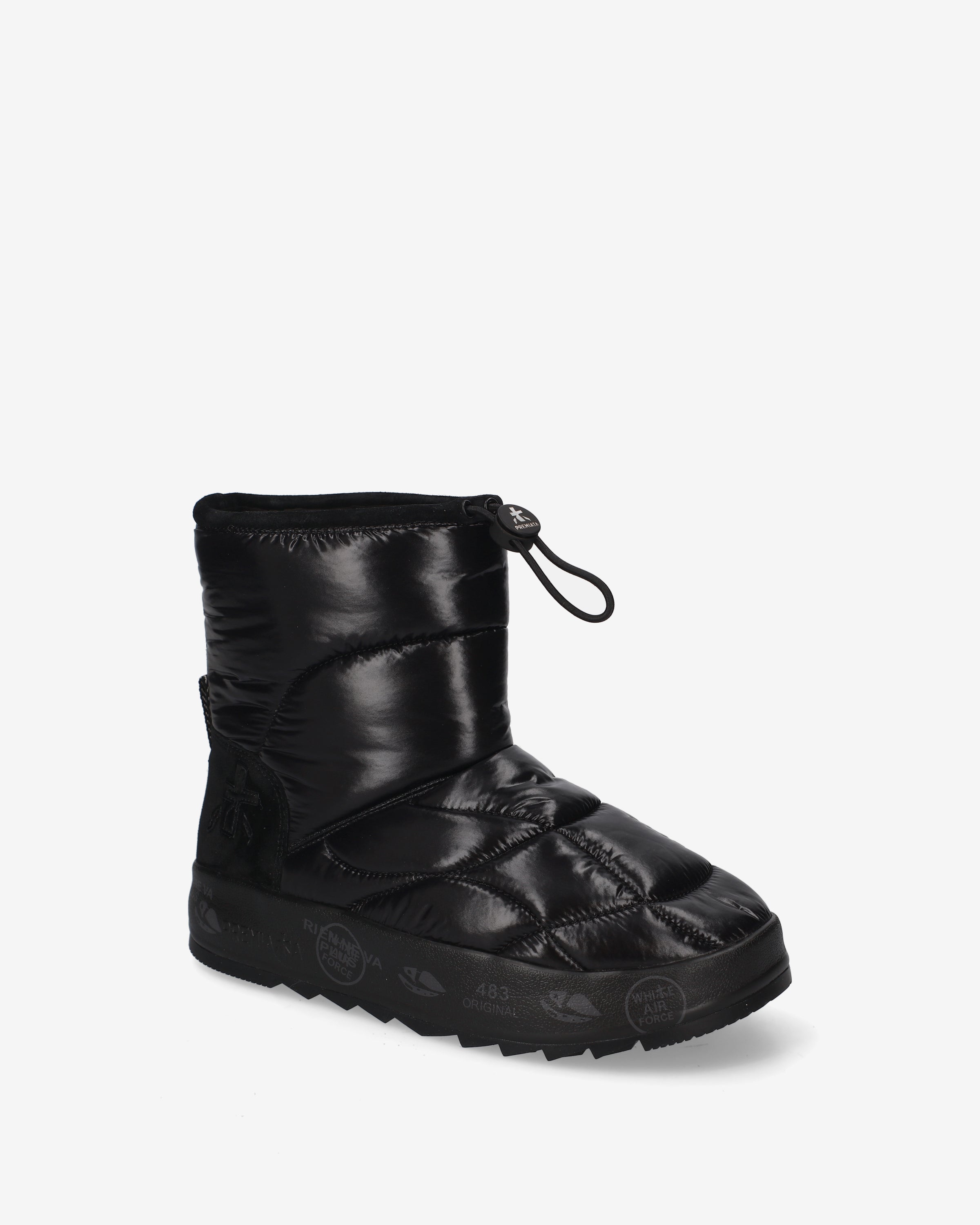 Premiata MidPuffyd 8688 boots noires matelassées