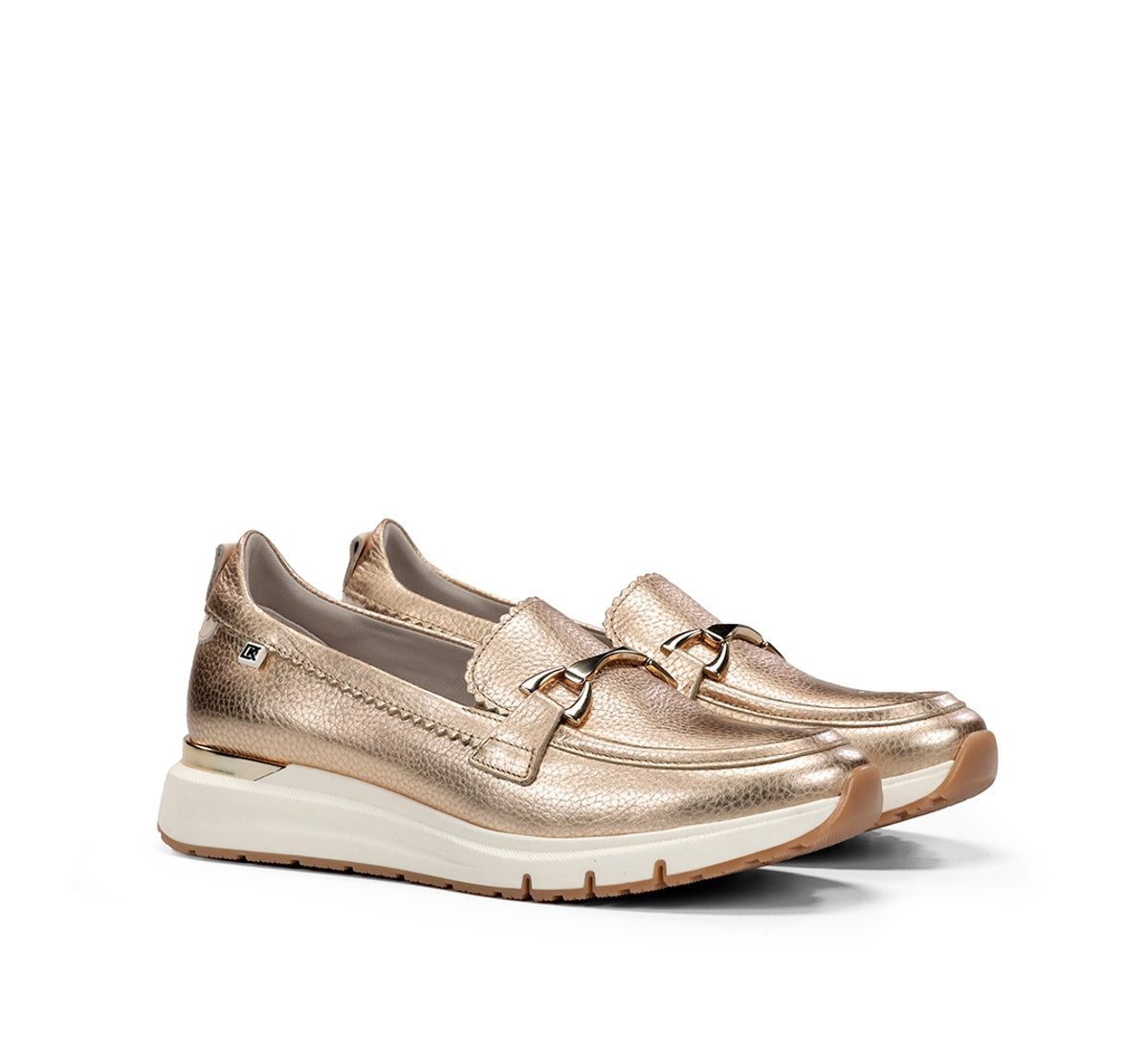 Dorking Serena D9047 mocassin femme doré sport