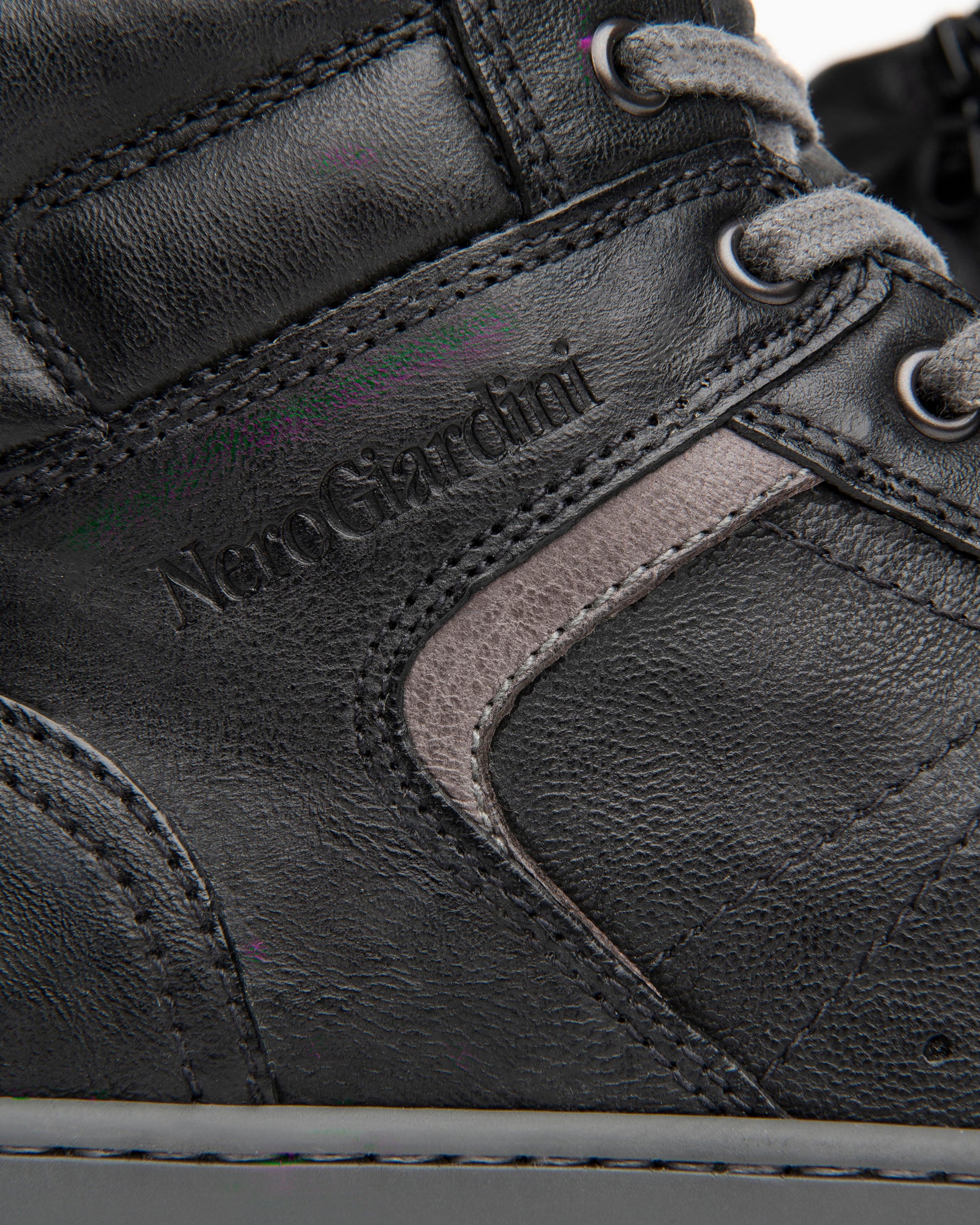 Nero Giardini Sneakers baskets montantes homme cuir