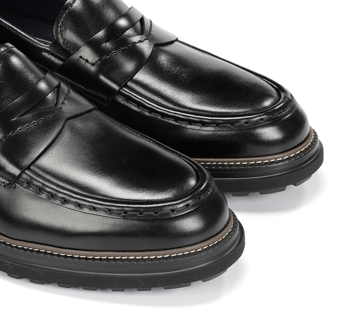 Fluchos Lincon F2058 mocassins homme noir cuir