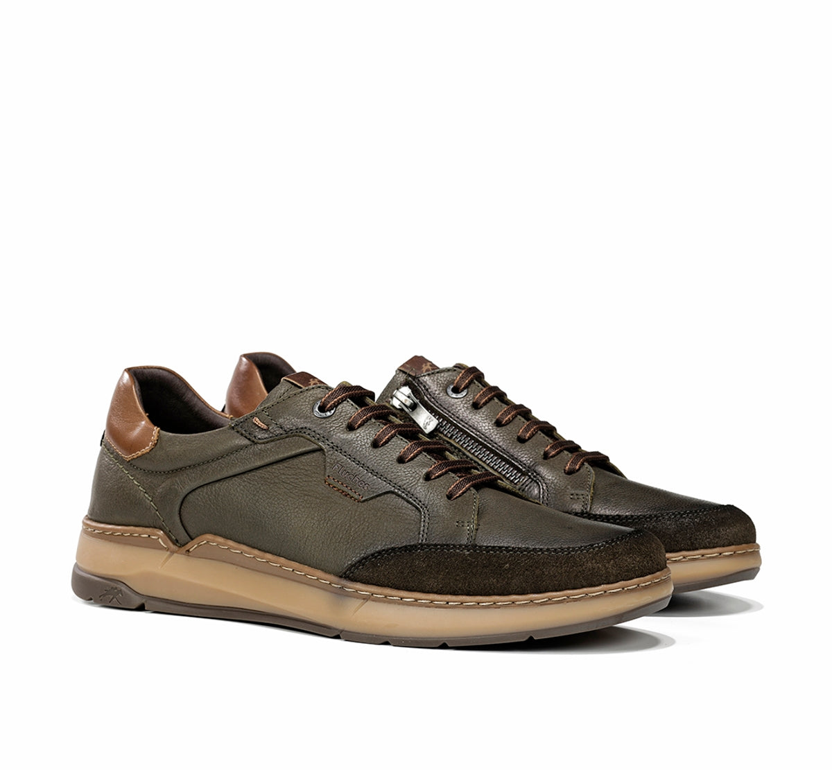 Fluchos Jeff F2510 chaussure verte homme casual