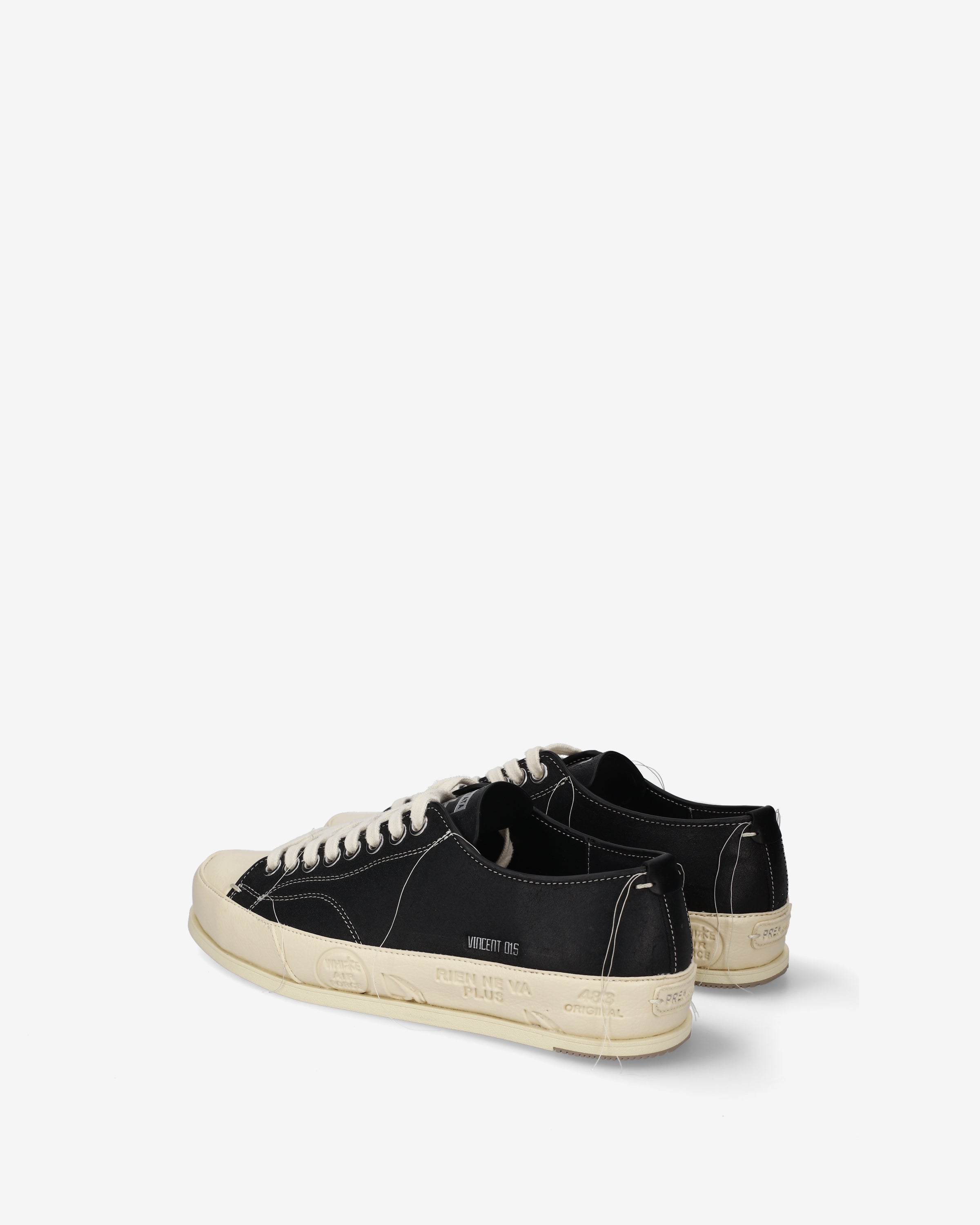 Premiata Vincent 015 Black baskets cuir homme noir