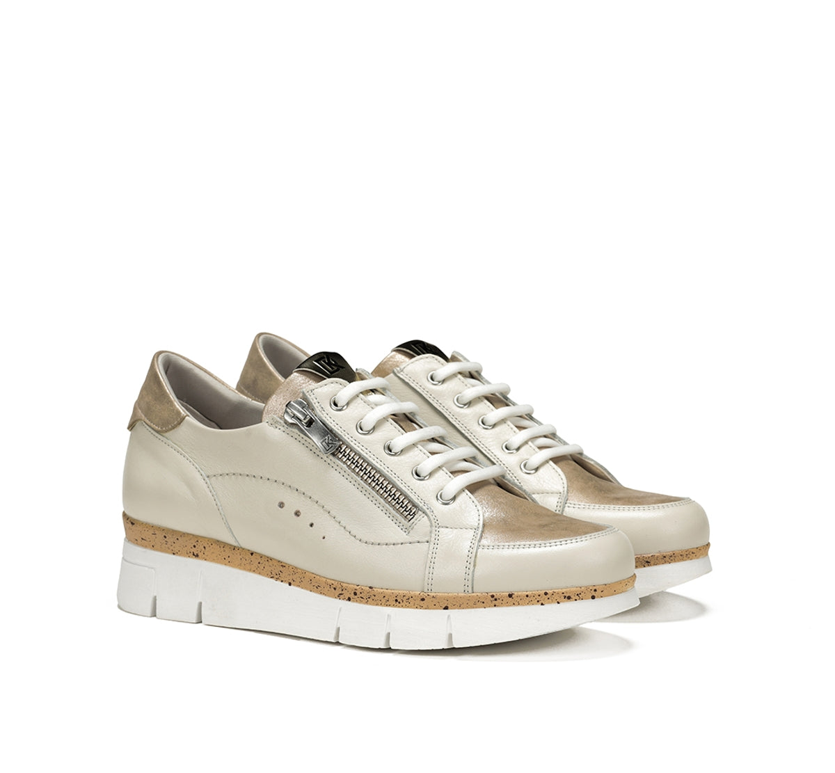 Dorking by Fluchos India D9301 baskets femme taupe cuir