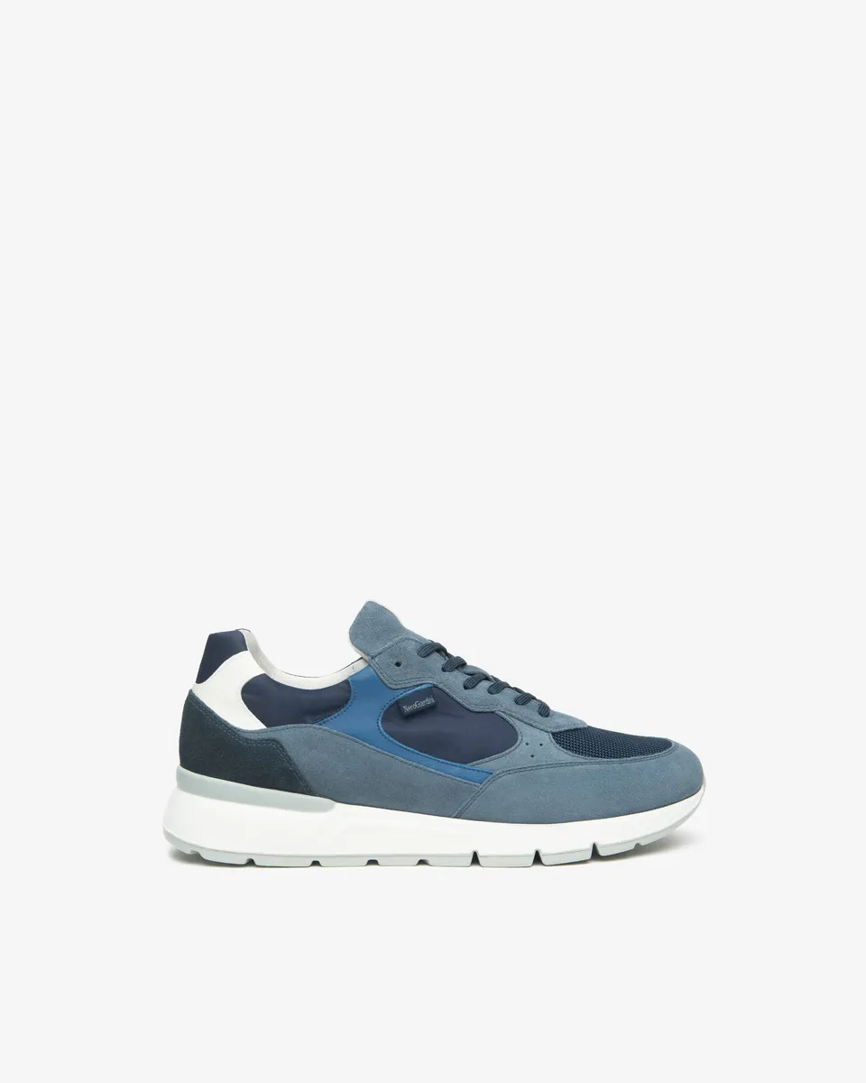 Nero Giardini Sneakers cuir homme baskets toile daim