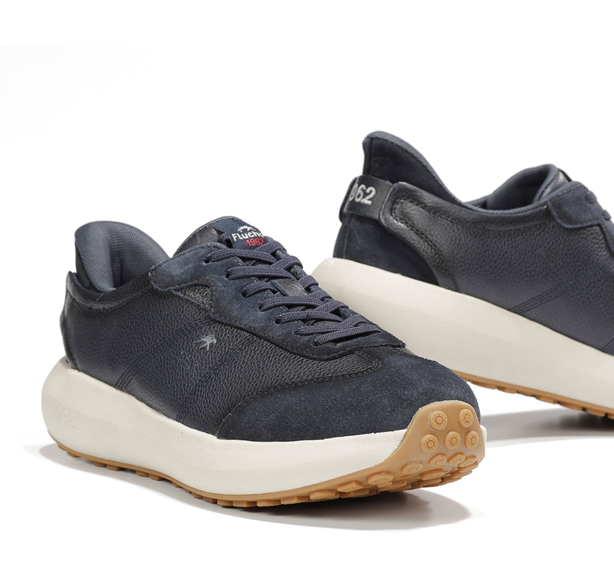 Fluchos Clay F2557 basket bleue homme cuir