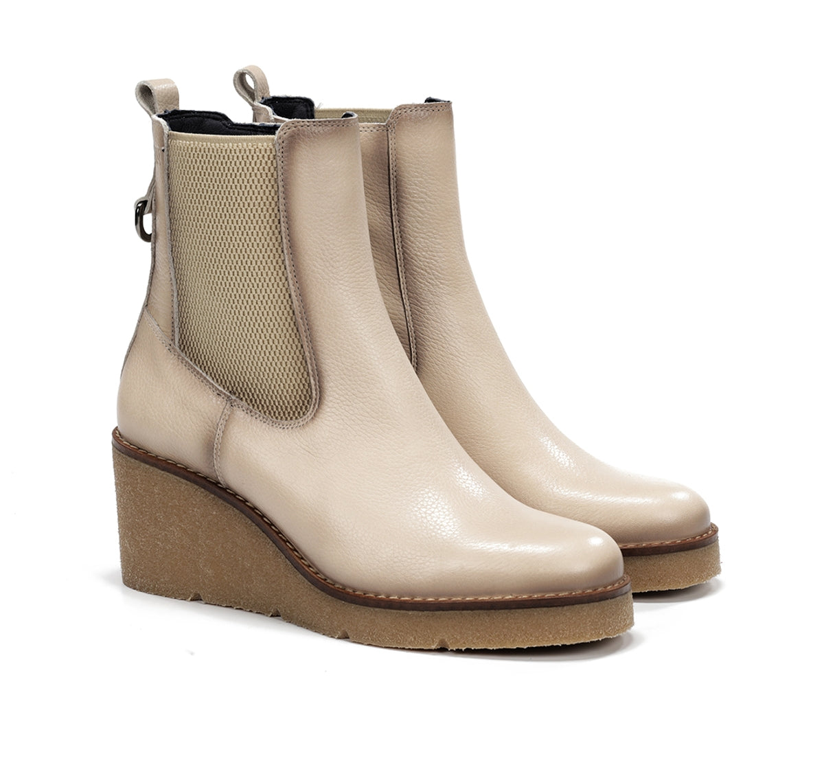 Dorking by Fluchos Lalie D9191 bottine taupe femme cuir