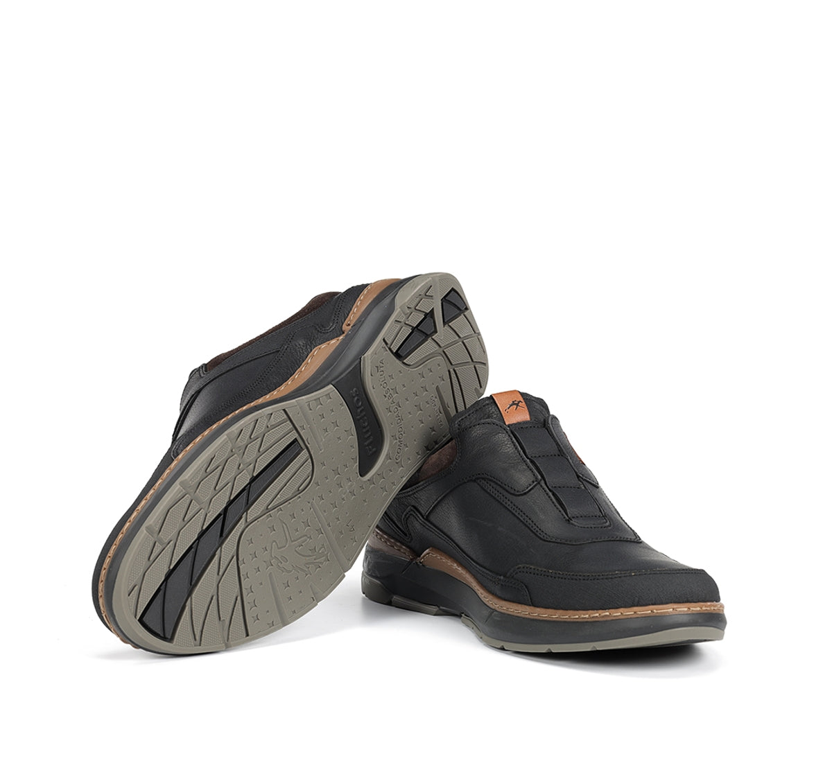Fluchos Jeff F2278 baskets noir homme à lacets