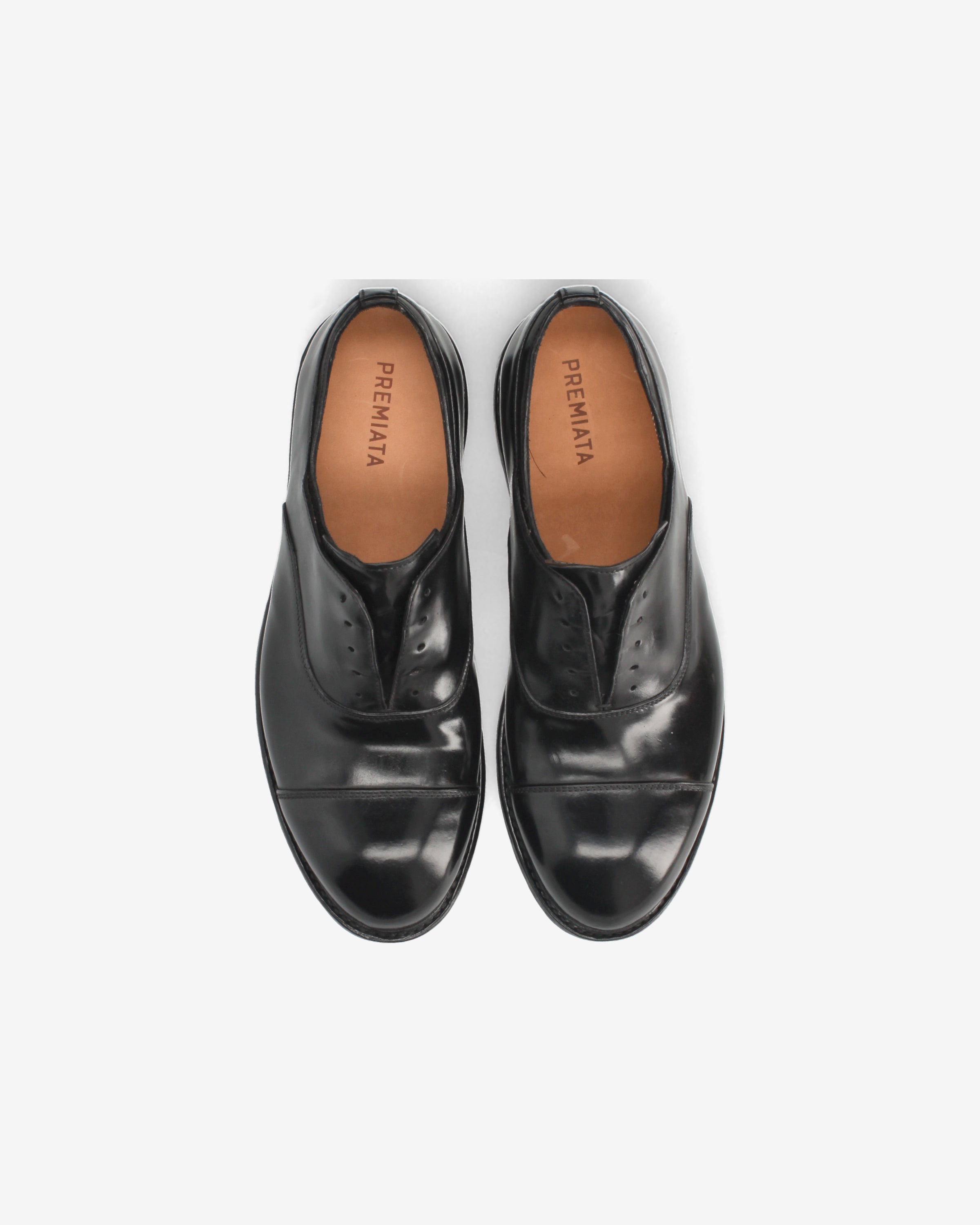 Premiata Cordovan Oxford derbies cuir noir homme