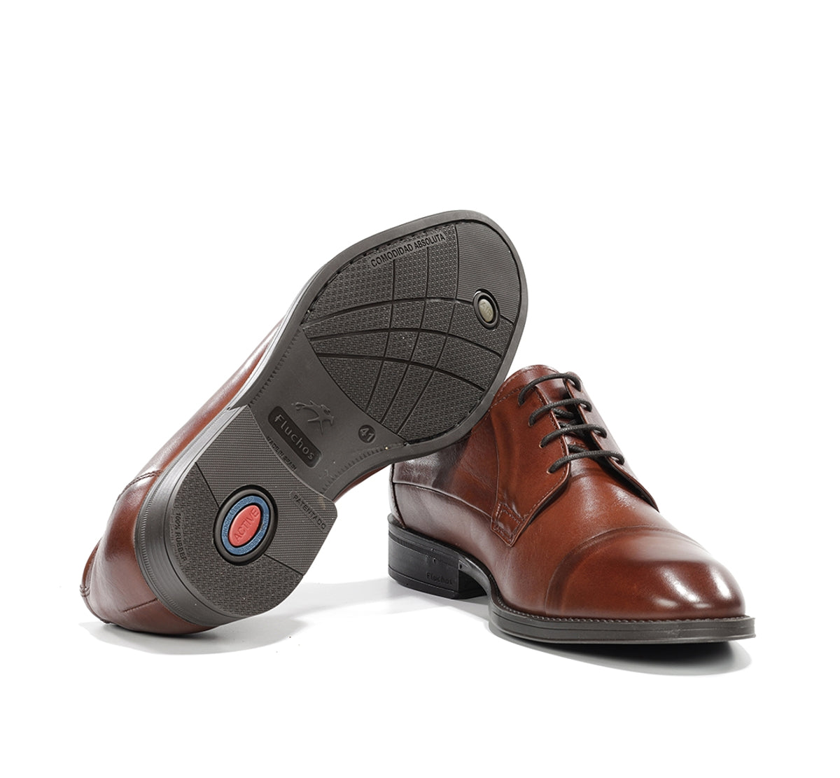 Fluchos Nantes F2486 chaussures ville homme marron