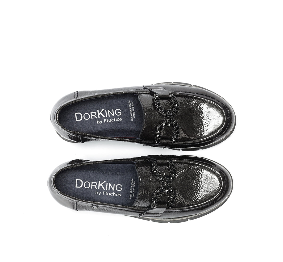 Dorking by Fluchos India D9325 mocassin gris sport femme