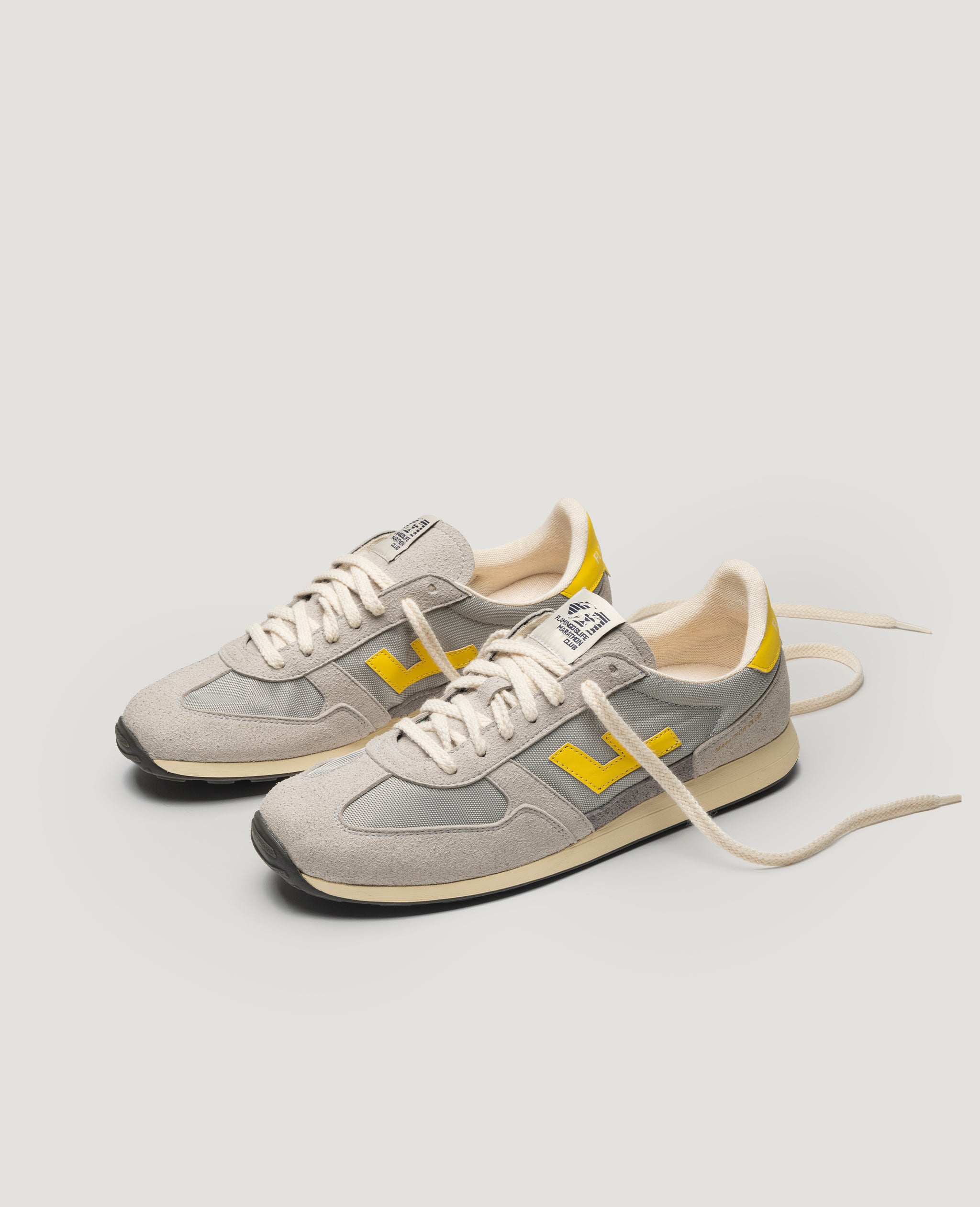 Flamingos Life Marathon Club Gray Lemon baskets vegan gris