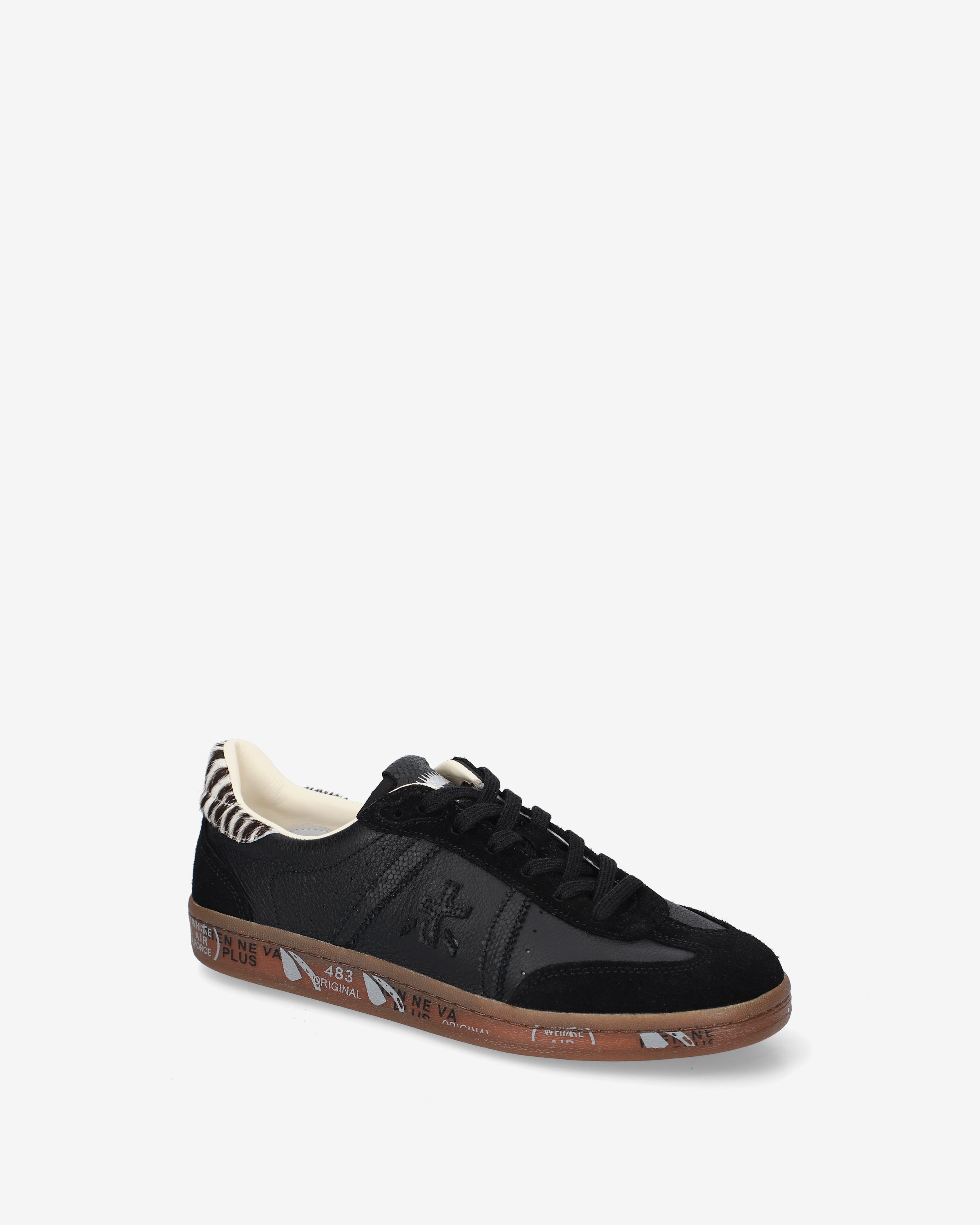 Premiata Bonnied 8583 baskets femme cuir noir