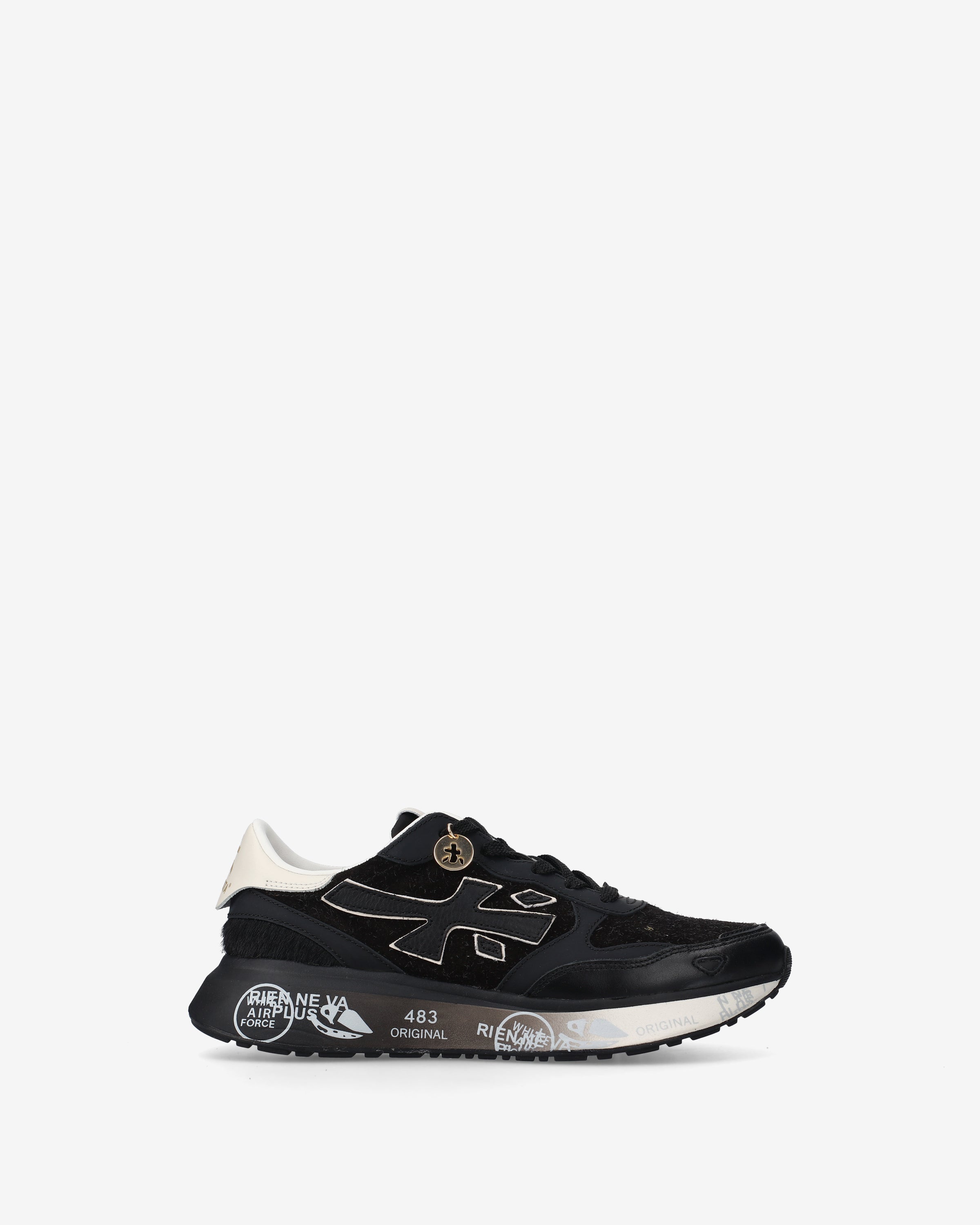 Premiata Lauryn 7803 baskets noir poney femme