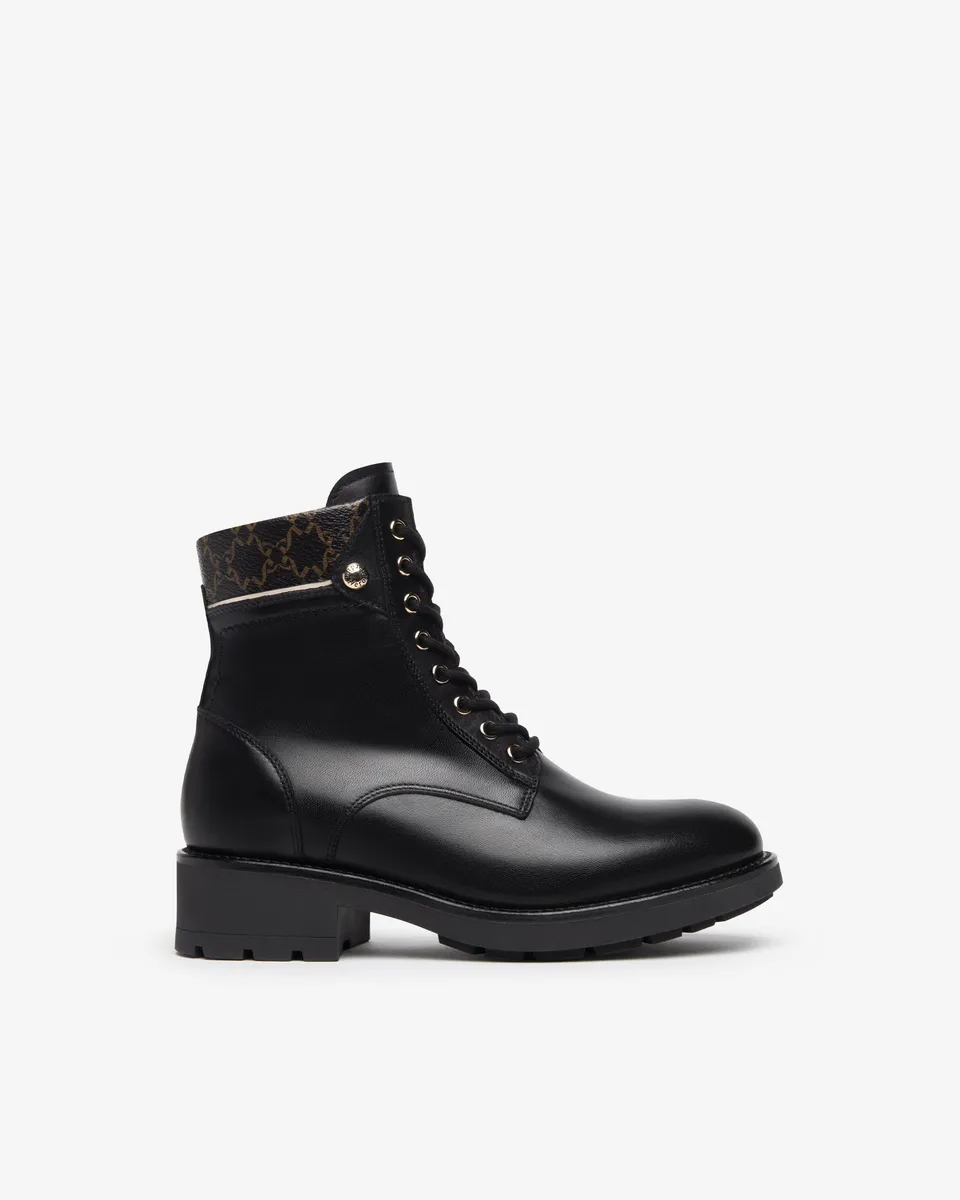 Nero Giardini Combat Boots rangers cuir femme hiver