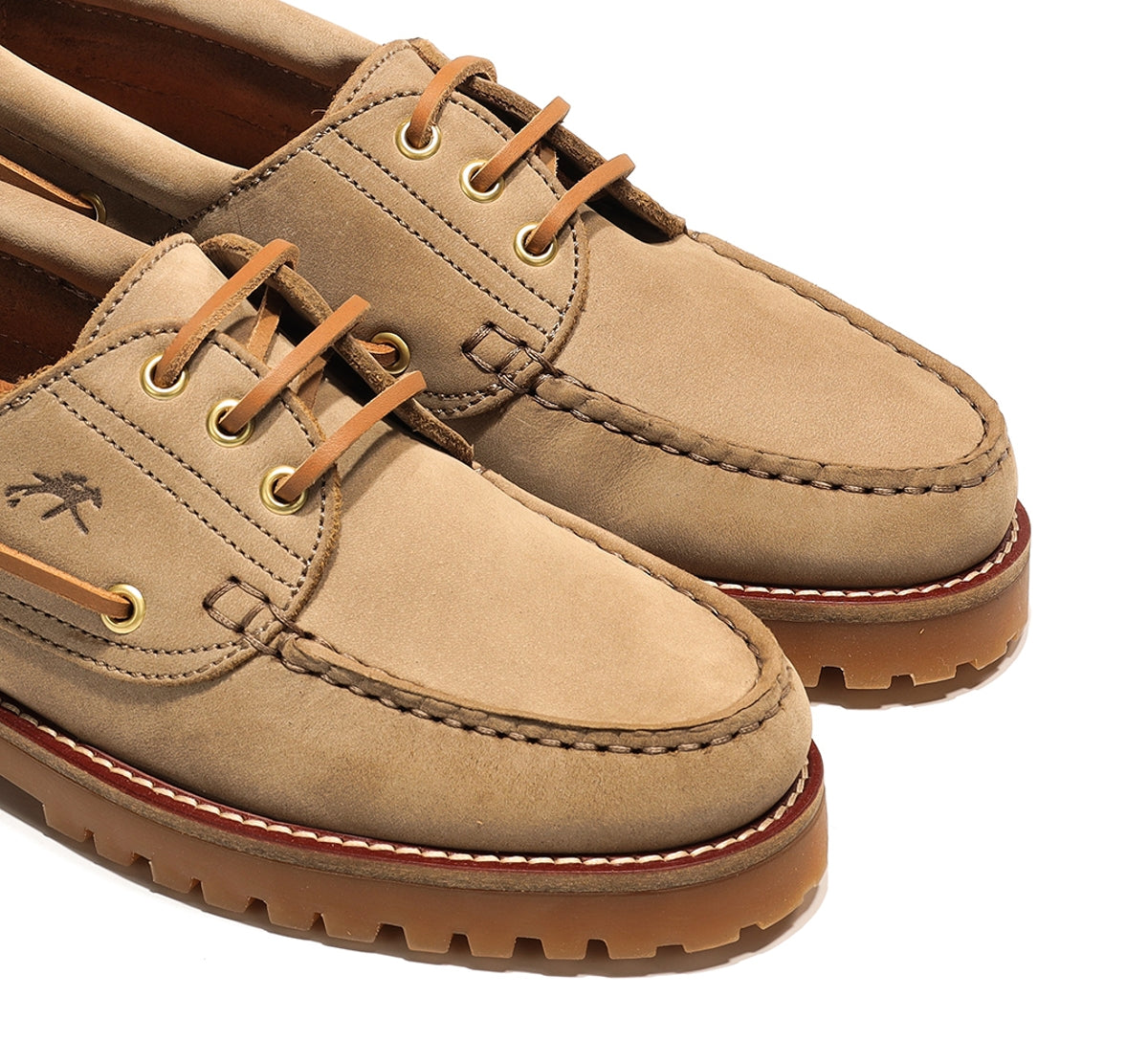Fluchos Scott F0053 chaussures bateau taupe femme