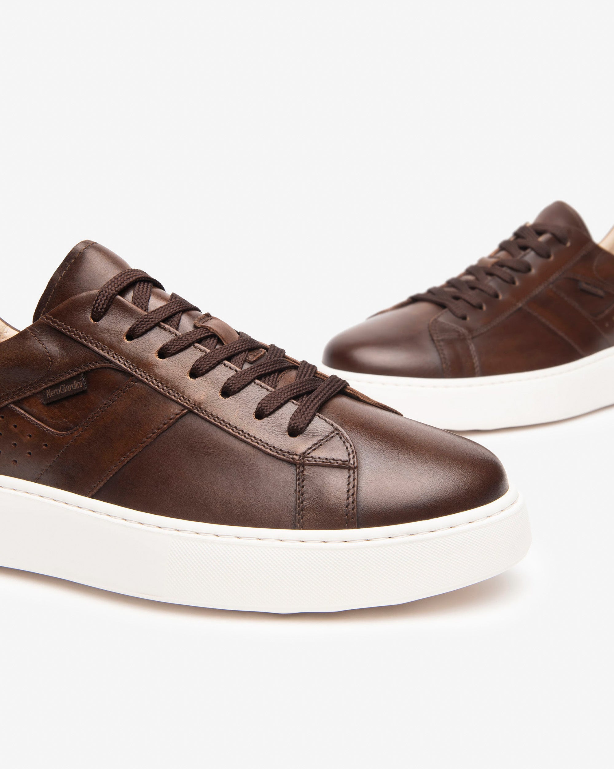 Nero Giardini Sneakers baskets homme cuir 43