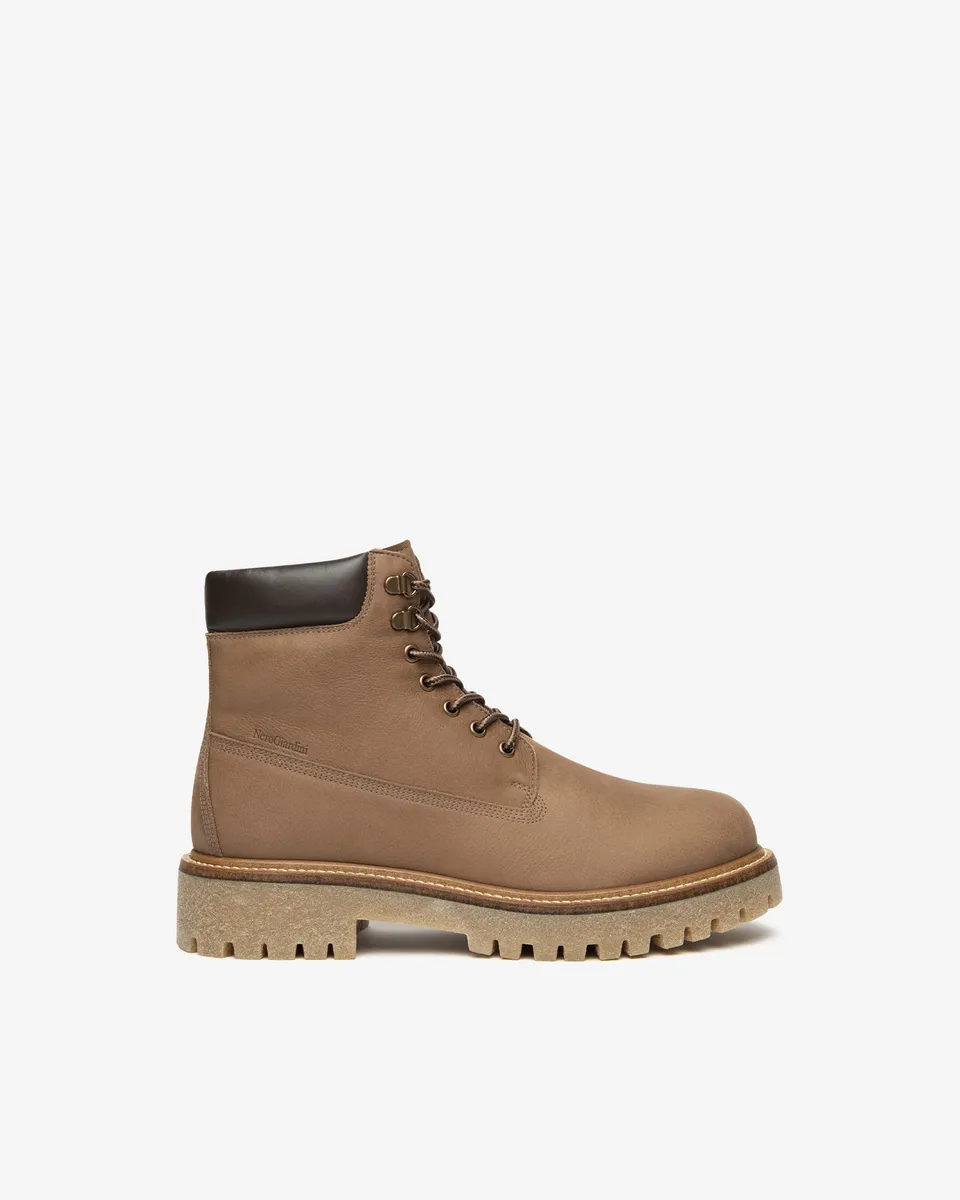 Nero Giardini Combat Boots rangers cuir homme hiver
