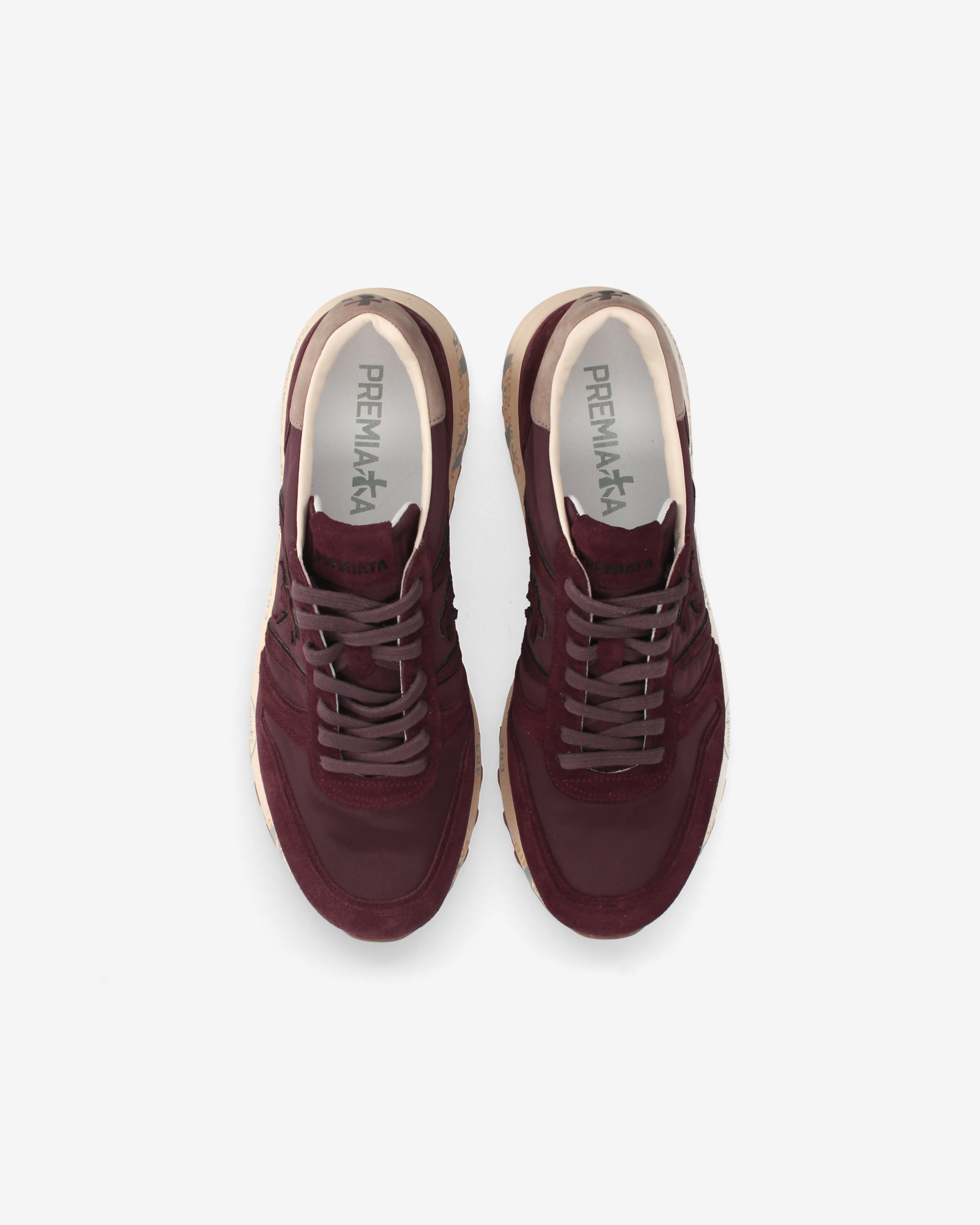 Premiata Lander 8411 sneakers nylon bordeaux